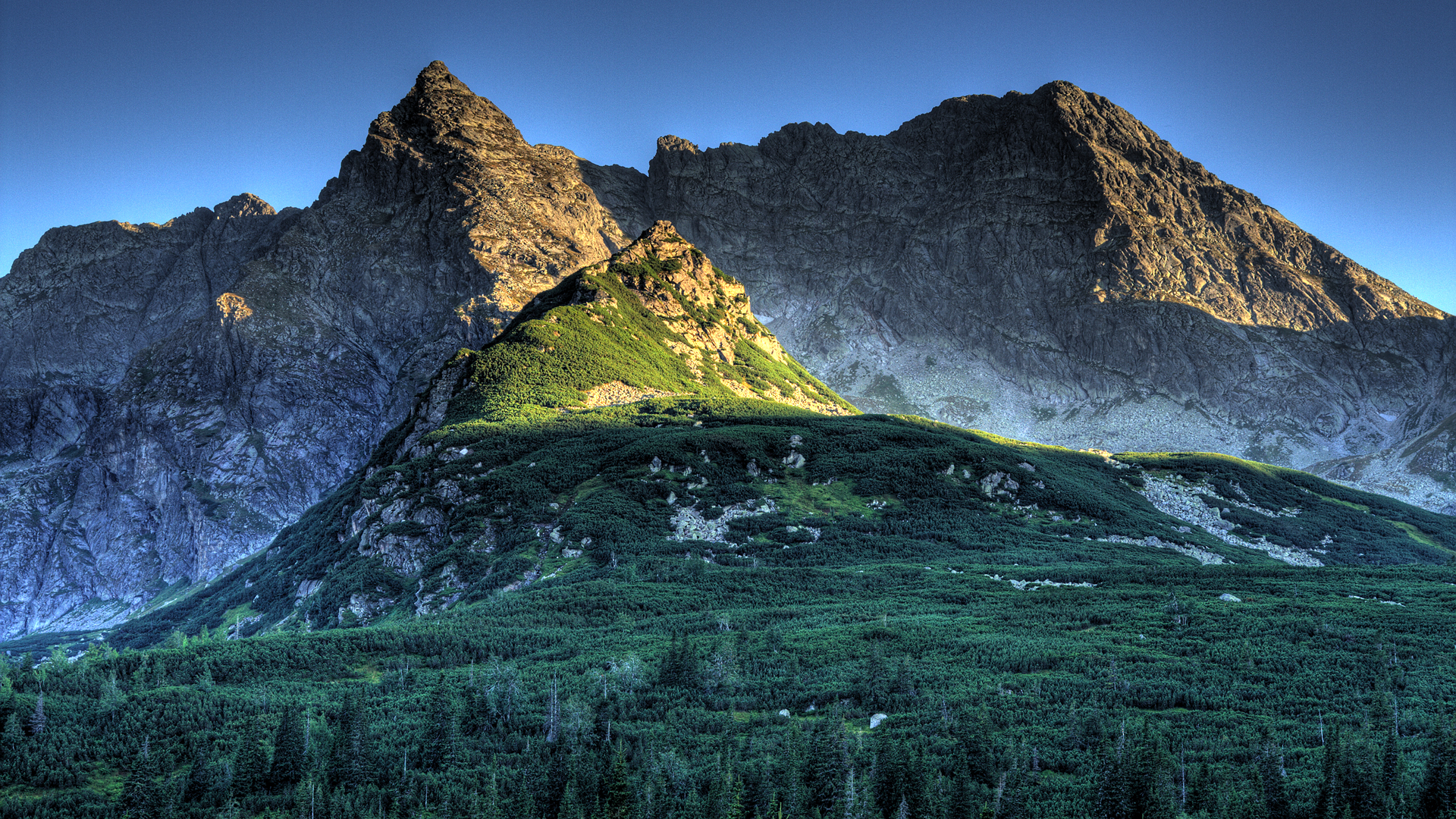 Скачать обои бесплатно Горы, Гора, Ландшафт, Земля/природа картинка на рабочий стол ПК