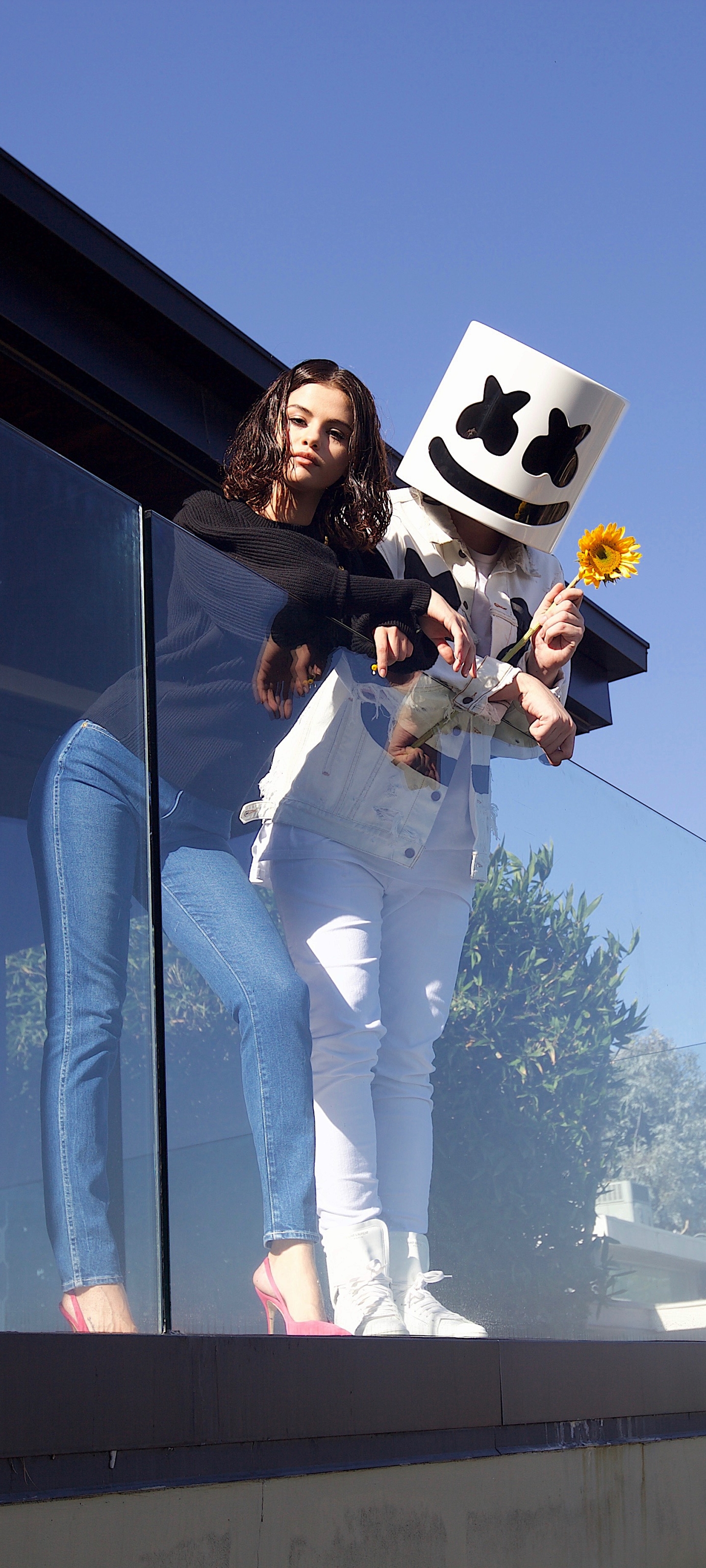 Baixar papel de parede para celular de Música, Selena Gomez, Marshmello (Dj), Marshmello gratuito.
