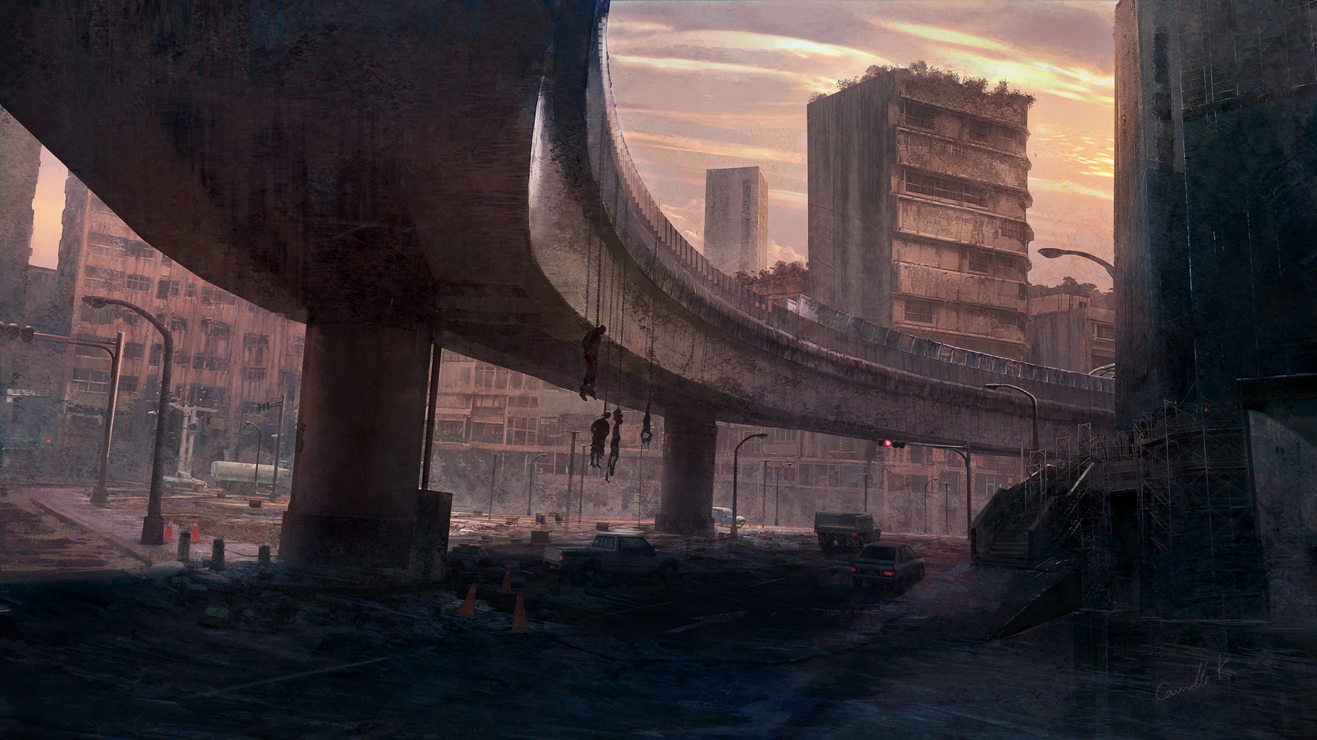 Free download wallpaper City, Sci Fi, Post Apocalyptic on your PC desktop