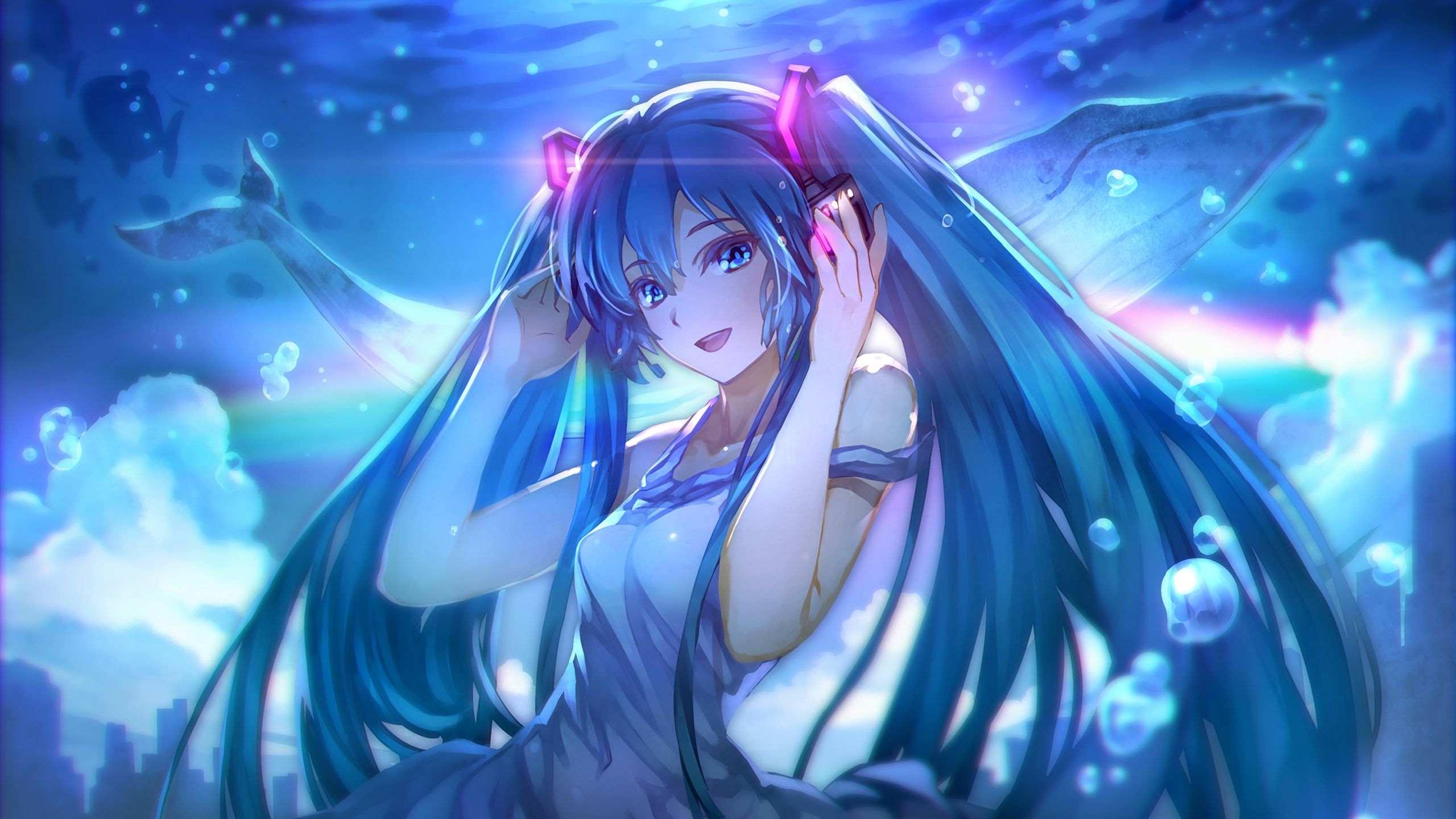 Laden Sie das Vocaloid, Hatsune Miku, Animes-Bild kostenlos auf Ihren PC-Desktop herunter