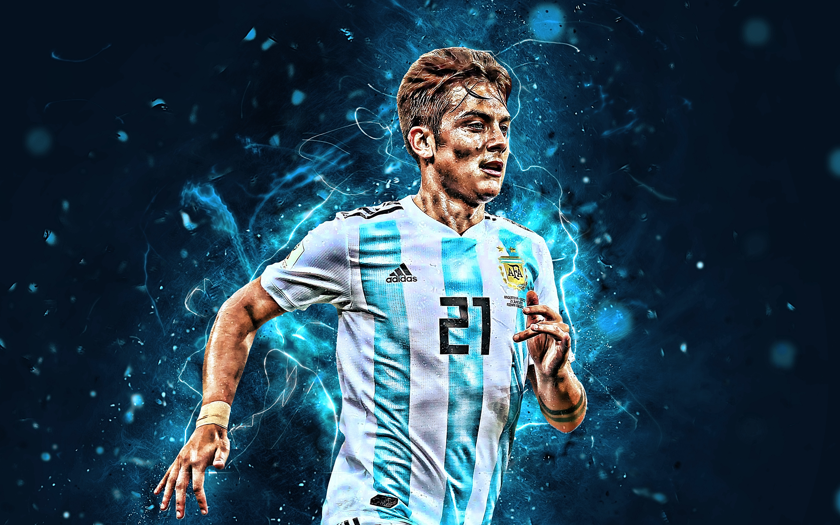 454129 descargar imagen paulo dybala, deporte, selección argentina de fútbol, fútbol: fondos de pantalla y protectores de pantalla gratis