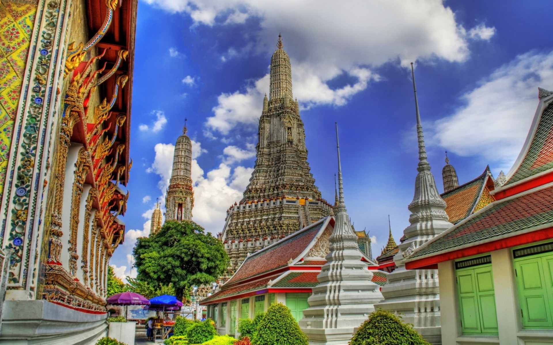 1488778 Bild herunterladen religiös, wat arun, bangkok, thailand - Hintergrundbilder und Bildschirmschoner kostenlos