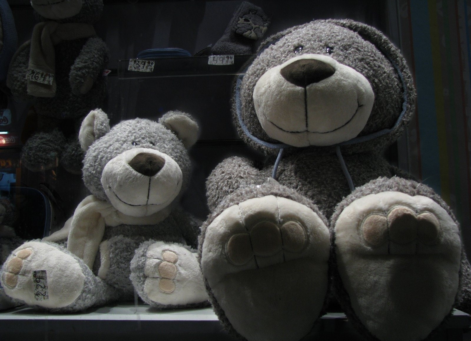 bears, toys, miscellanea, miscellaneous, lots of, multitude, shop, shelf, score