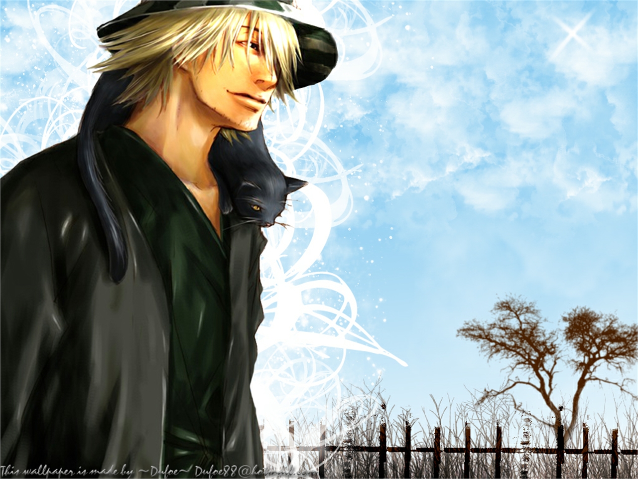 Handy-Wallpaper Bleach, Animes, Kisuke Urahara kostenlos herunterladen.