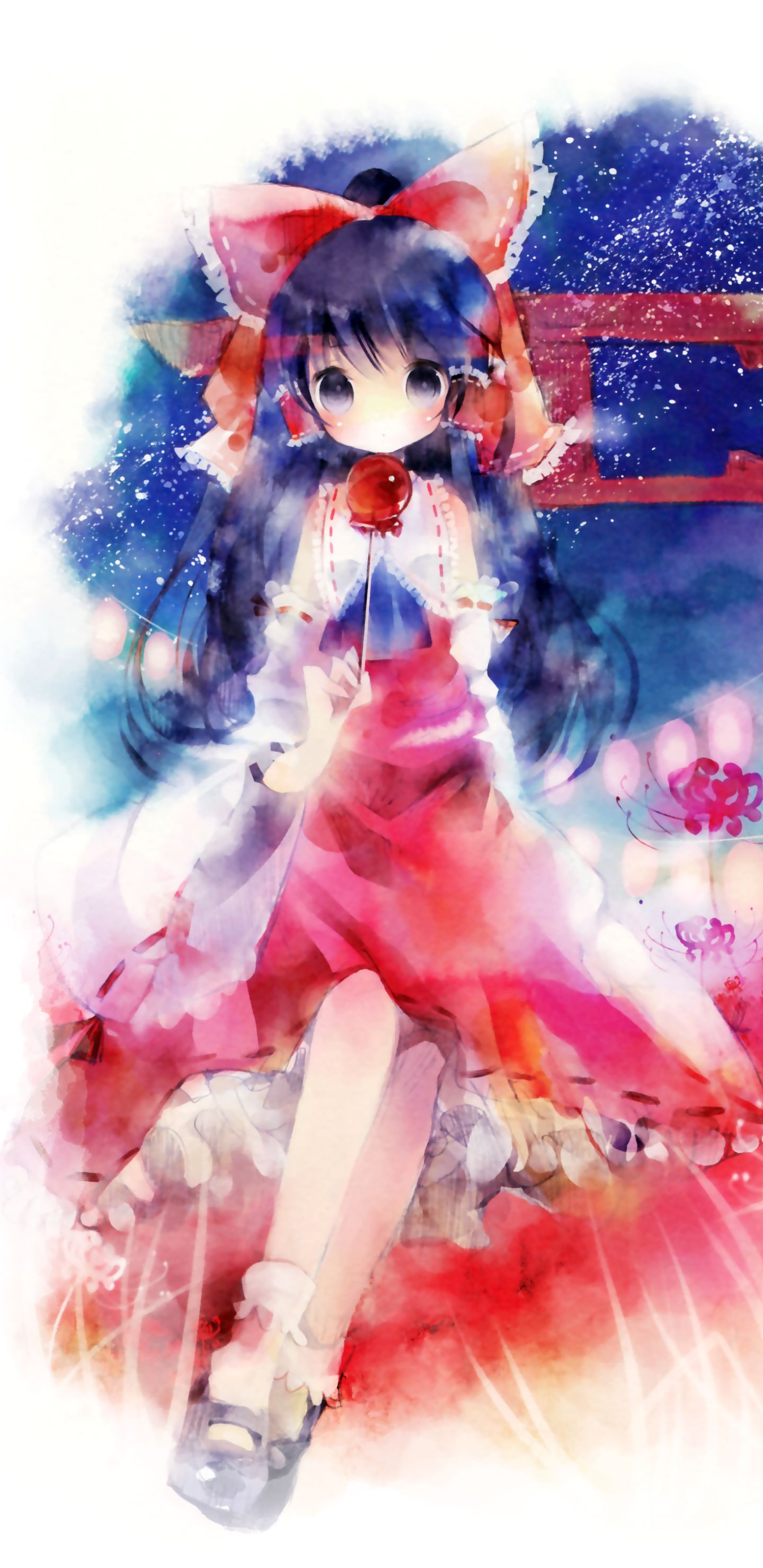 Descarga gratuita de fondo de pantalla para móvil de Animado, Touhou, Reimu Hakurei.