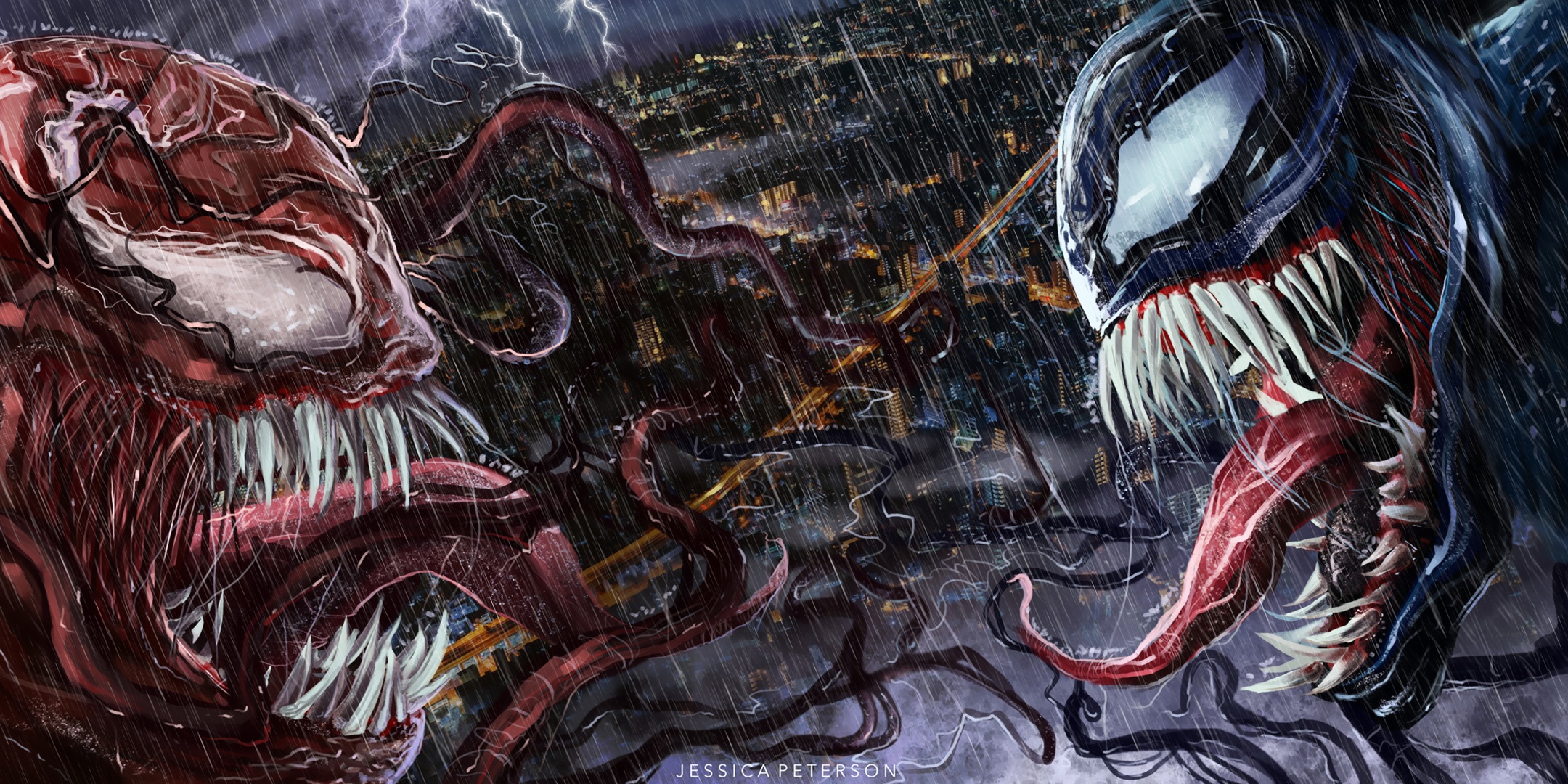 Baixar papel de parede para celular de História Em Quadrinhos, Venom, Carnificina (Marvel Comics) gratuito.