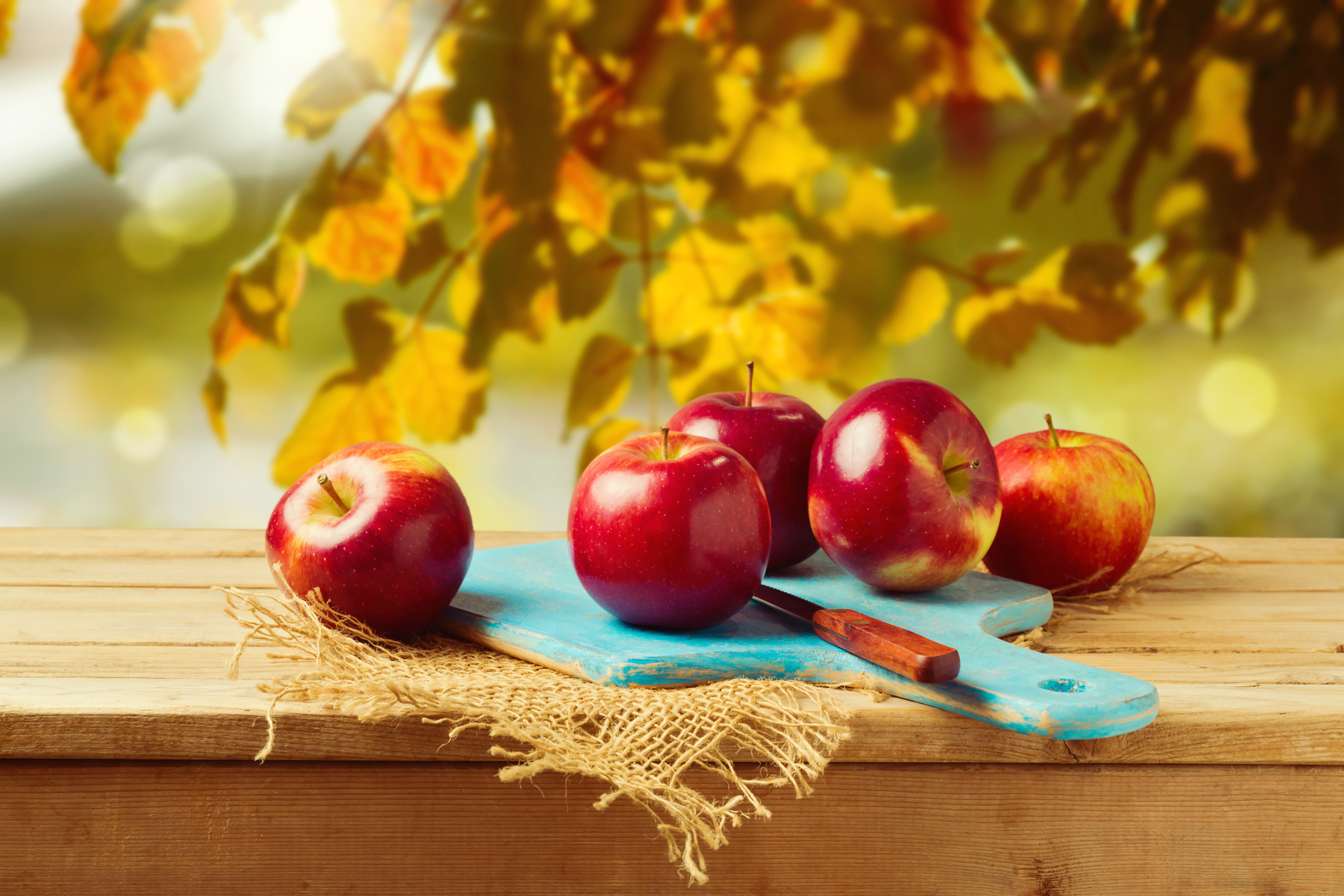 PCデスクトップにフルーツ, アップル, 秋, 静物, 果物, ボケ, 食べ物画像を無料でダウンロード