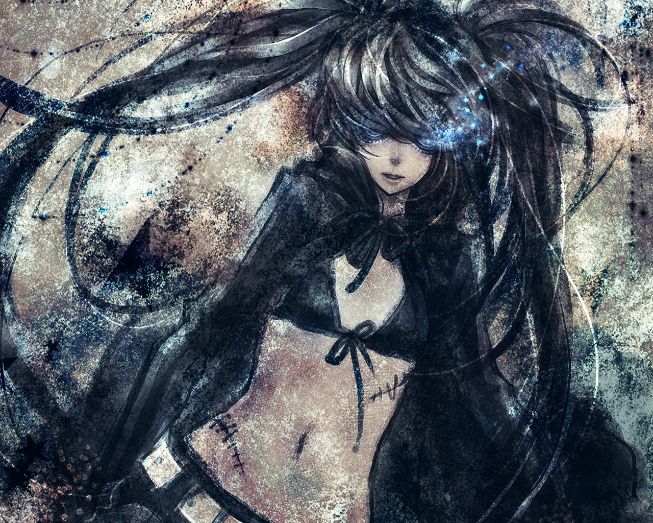 Download mobile wallpaper Anime, Black Rock Shooter for free.