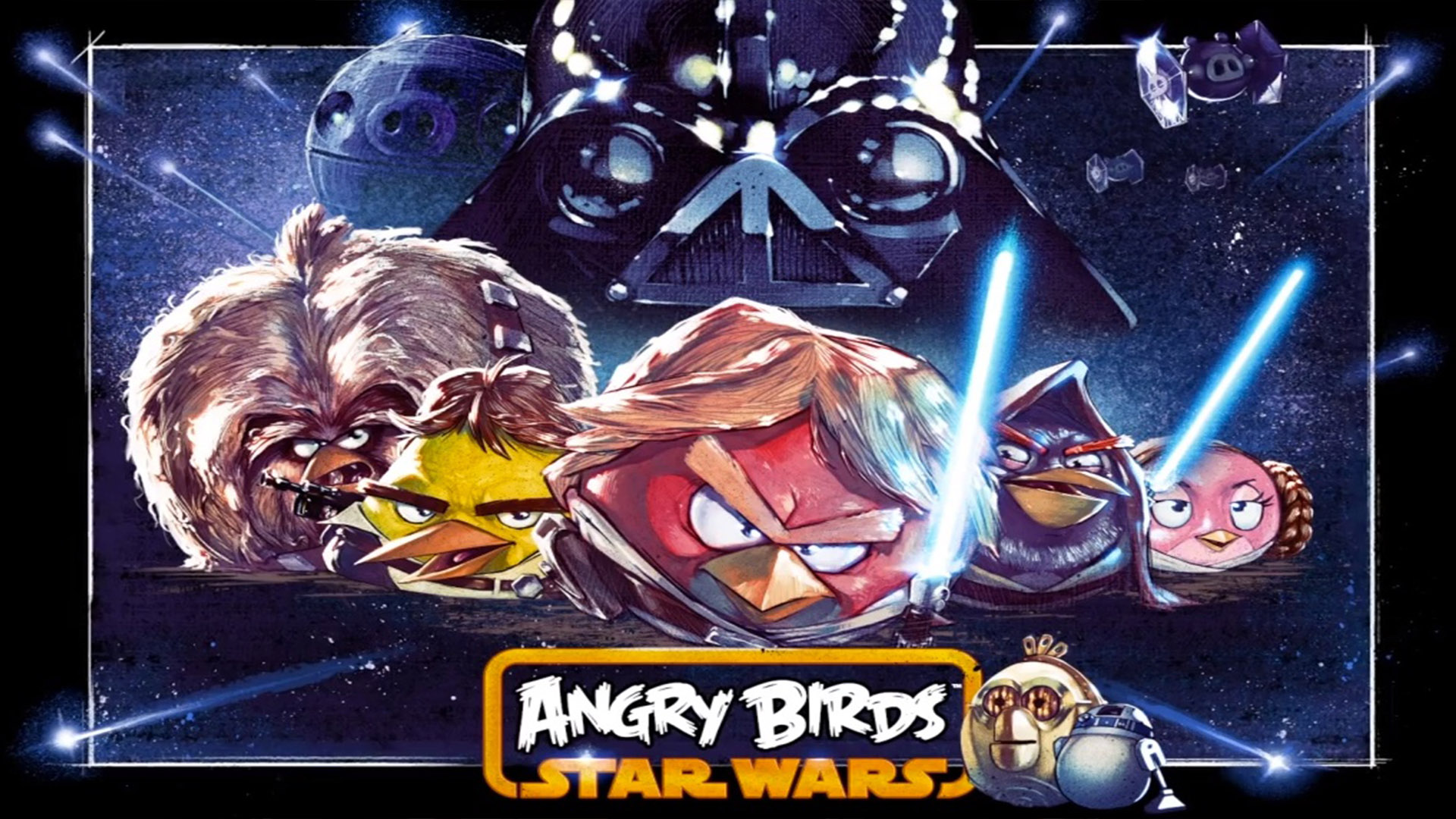 340370 скачать картинку видеоигры, разгневанные птички в звёздных войнах, разгневанные птички - обои и заставки бесплатно