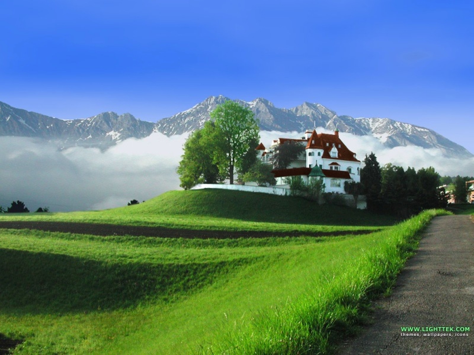 Download mobile wallpaper Landscape, Houses for free.