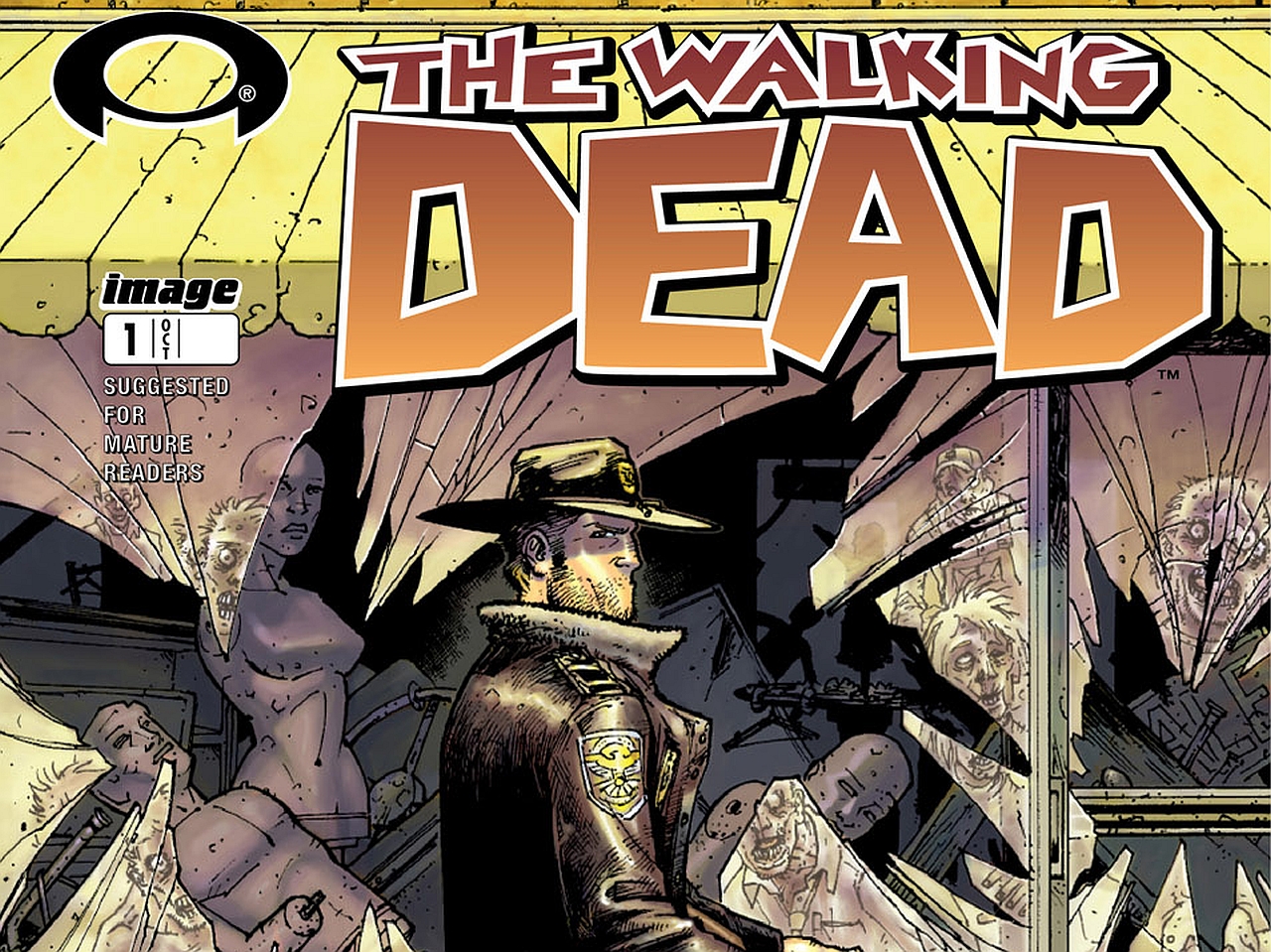 Handy-Wallpaper Comics, The Walking Dead kostenlos herunterladen.