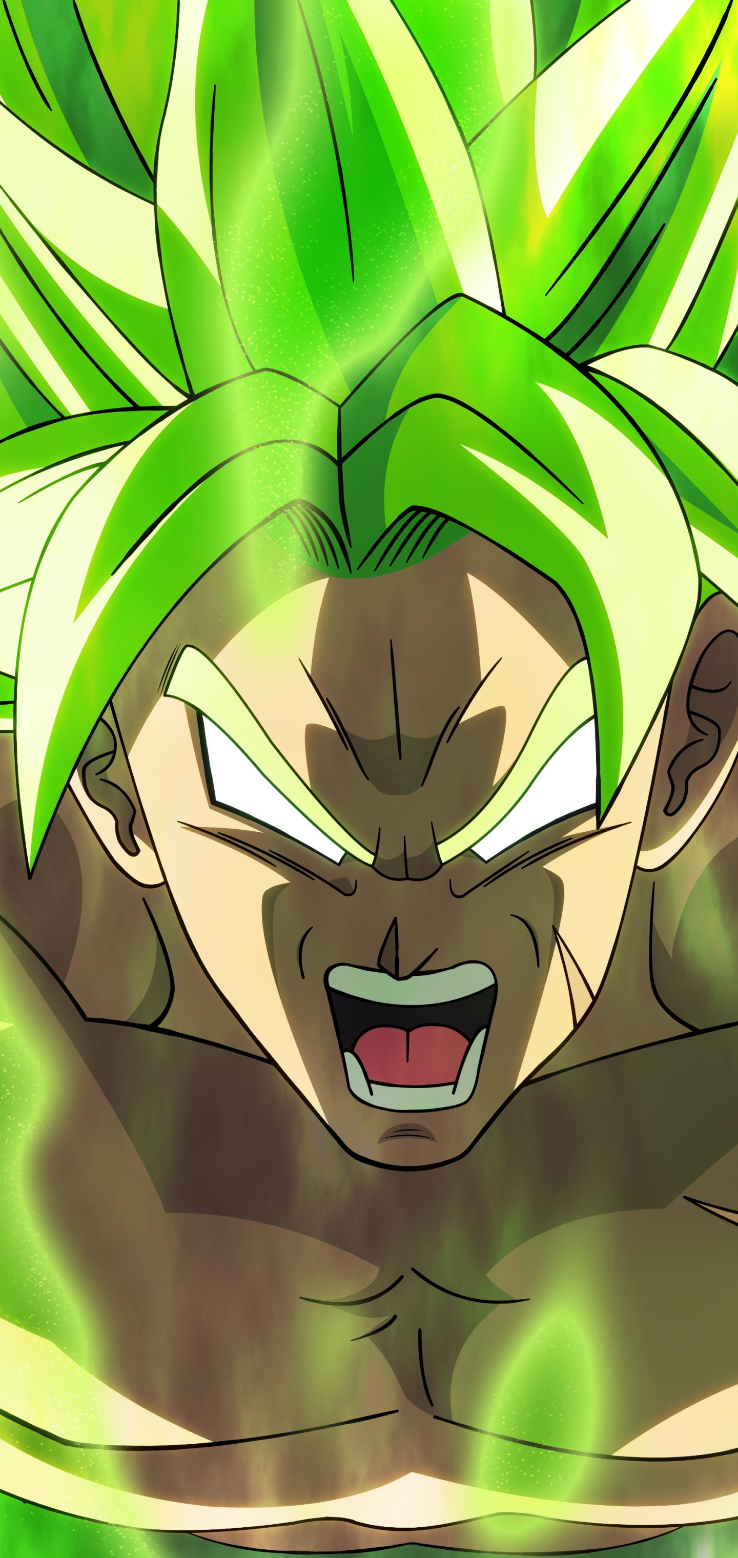 Download mobile wallpaper Anime, Broly (Dragon Ball), Dragon Ball Super: Broly, Super Saiyan Green for free.