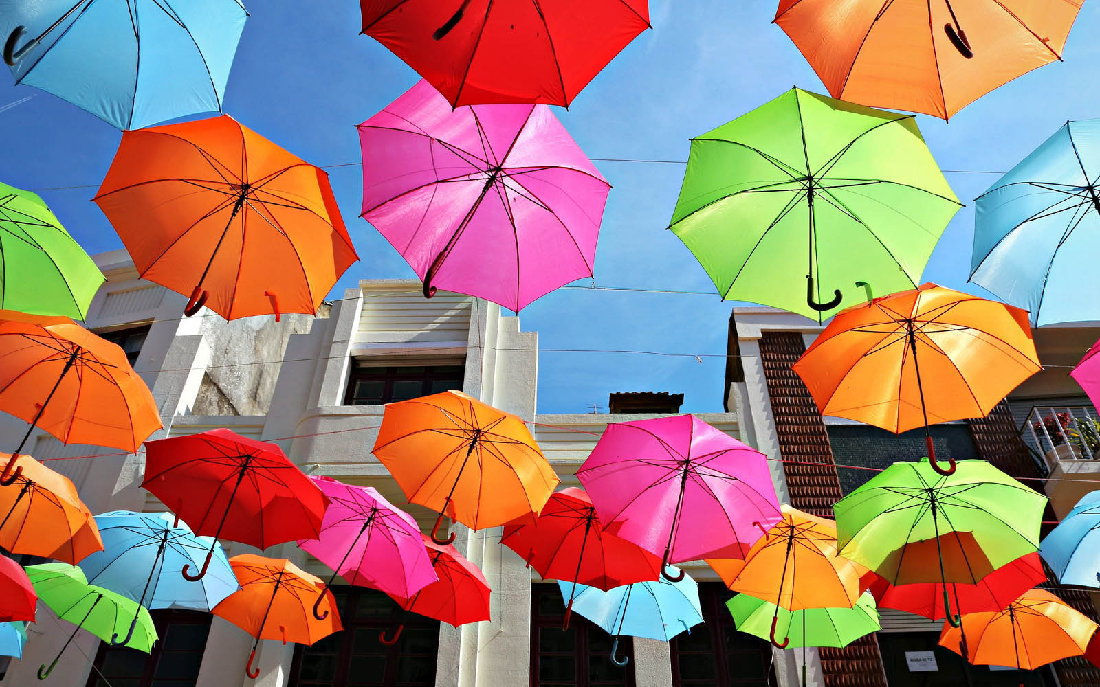 Free download wallpaper Colors, Colorful, Umbrella, Photography on your PC desktop