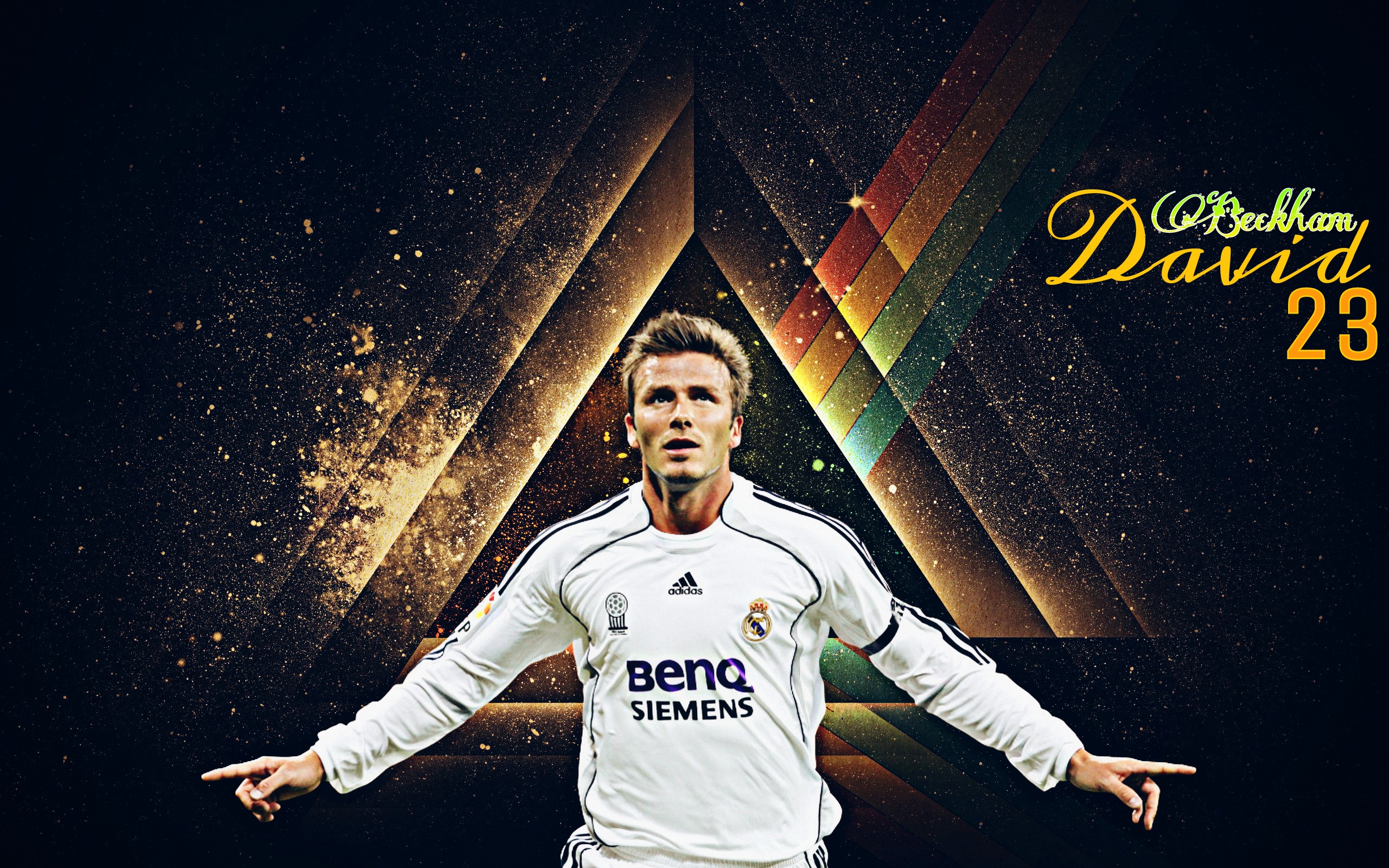 Handy-Wallpaper Sport, Fußball, David Beckham, Real Madrid Cf kostenlos herunterladen.