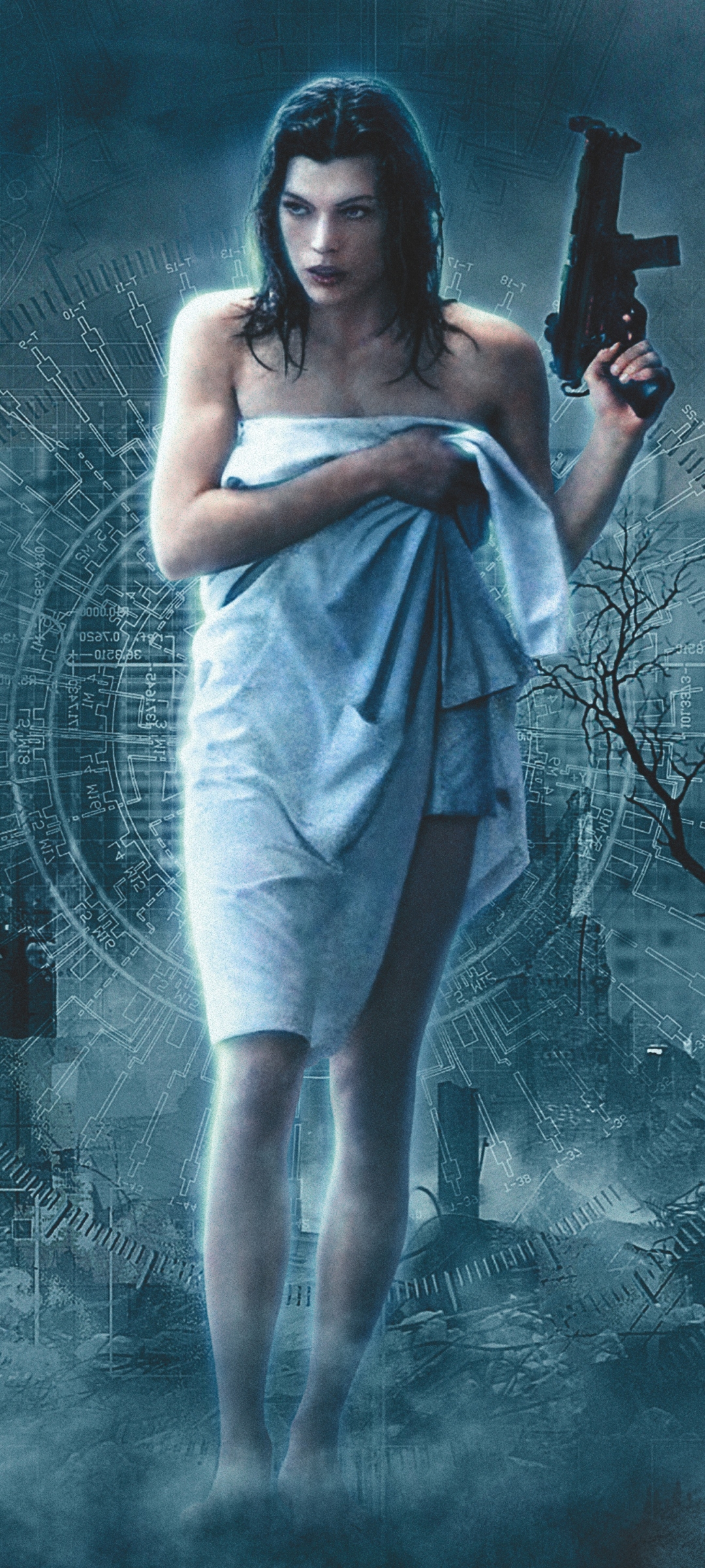 Descarga gratuita de fondo de pantalla para móvil de Milla Jovovich, Películas, Residente Demoníaco, Resident Evil: Apocalipsis.