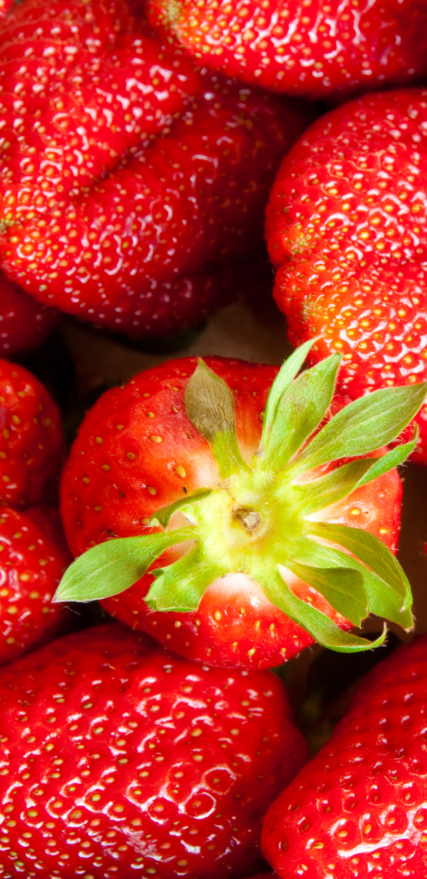 Handy-Wallpaper Obst, Erdbeere, Beere, Frucht, Nahrungsmittel, Früchte kostenlos herunterladen.