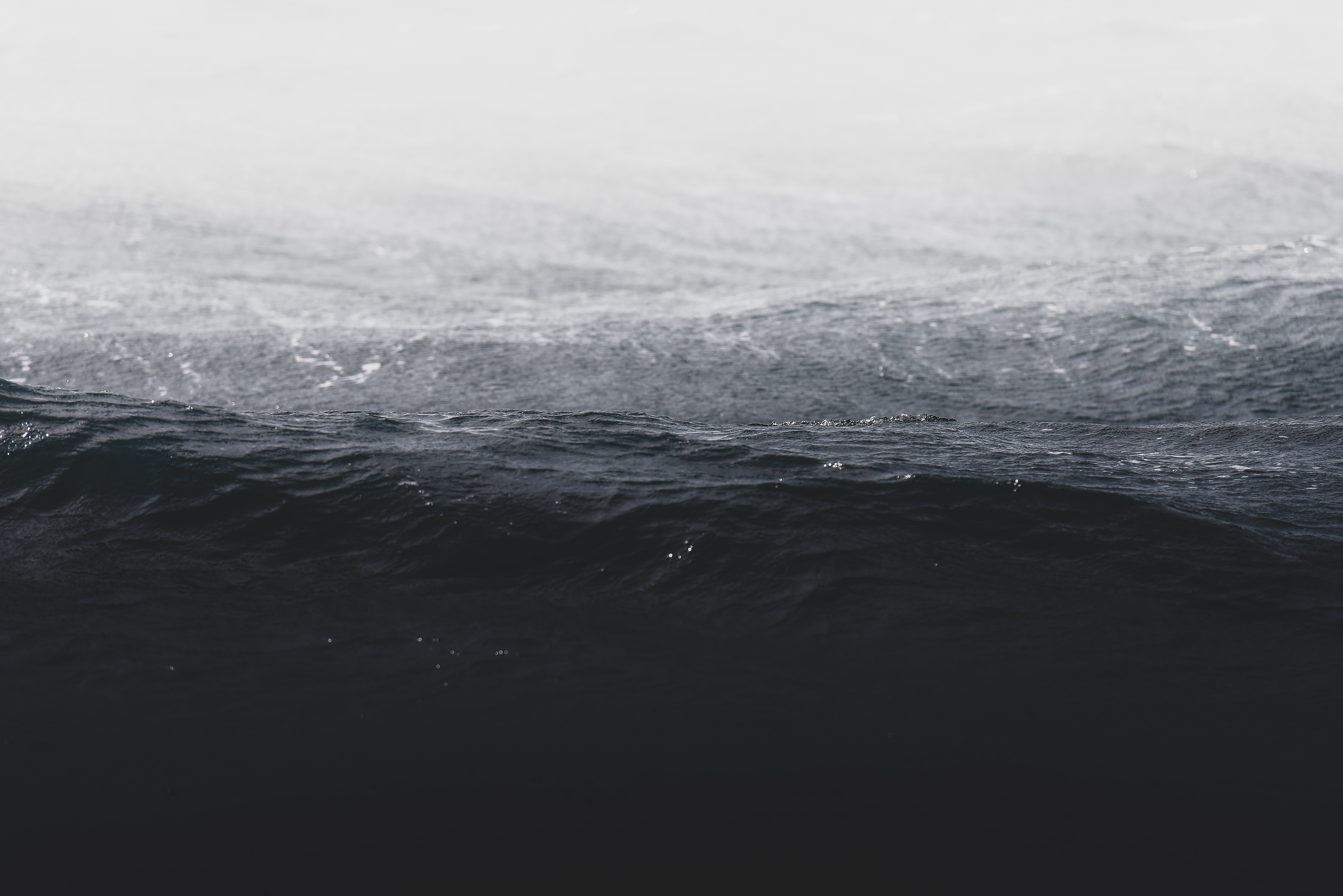 Free download wallpaper Nature, Water, Bw, Chb, Waves, Ocean on your PC desktop