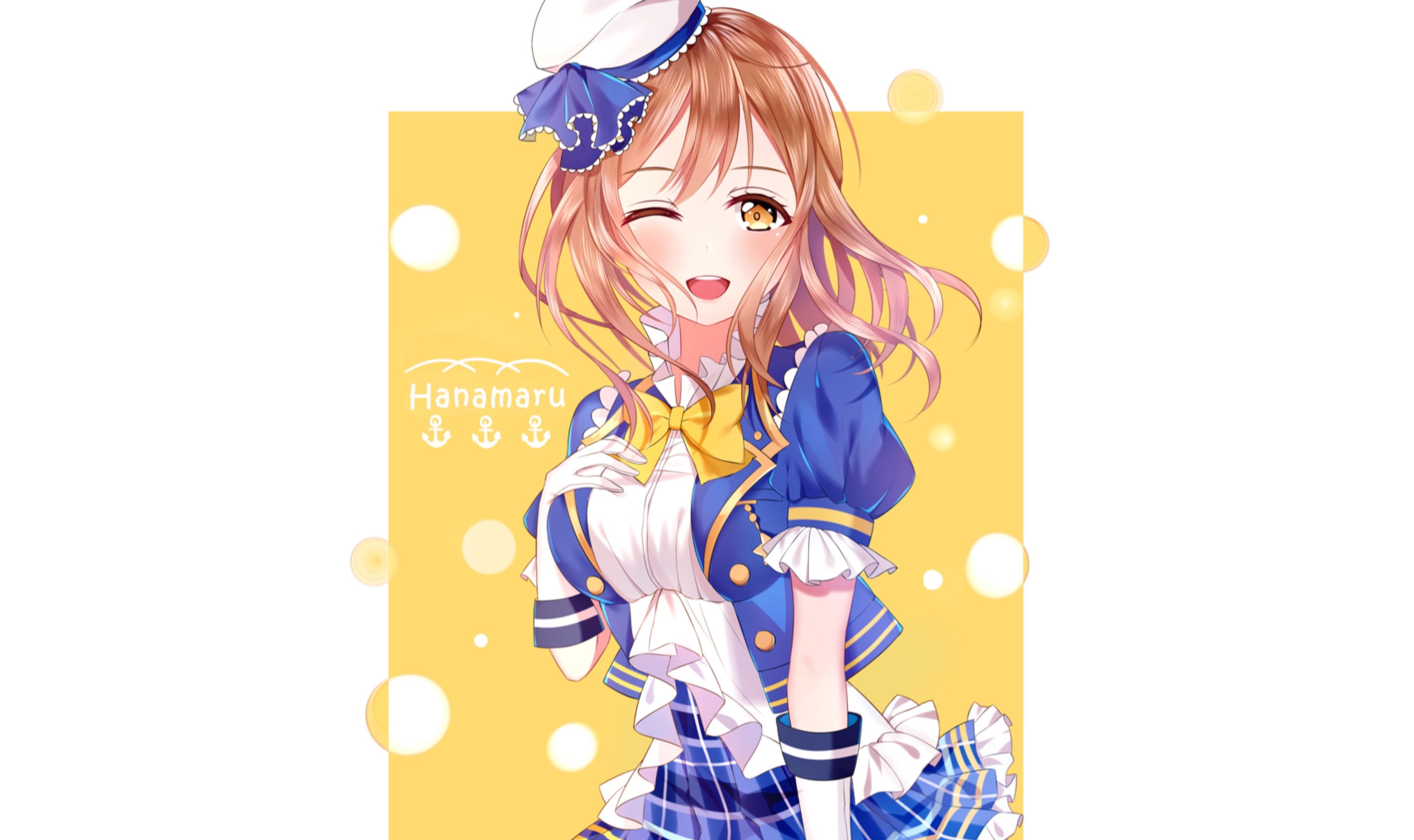 Laden Sie das Animes, Liebesleben!, Hanamaru Kunikida, Love Live! Sunshine!!-Bild kostenlos auf Ihren PC-Desktop herunter