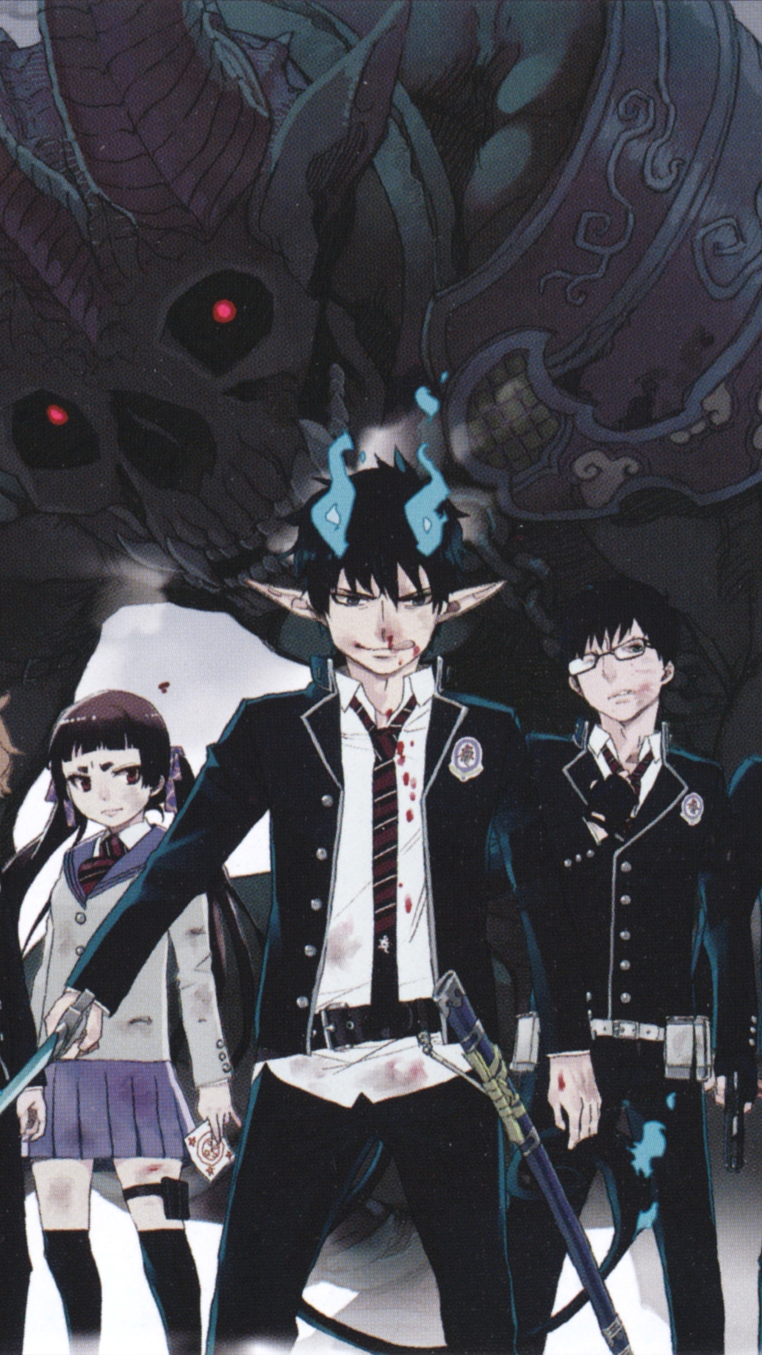 Téléchargez des papiers peints mobile Animé, Blue Exorcist gratuitement.