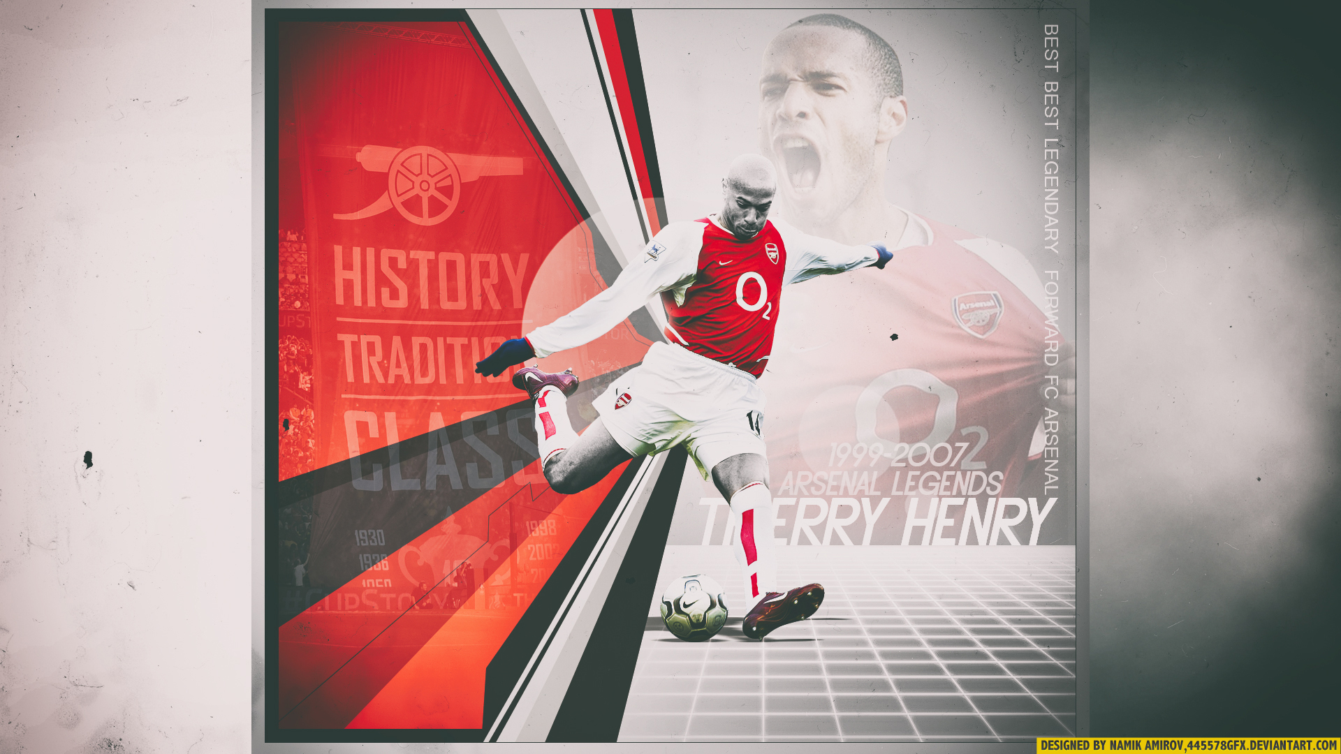 Handy-Wallpaper Sport, Fußball, Arsenal Fc, Thierry Henry kostenlos herunterladen.