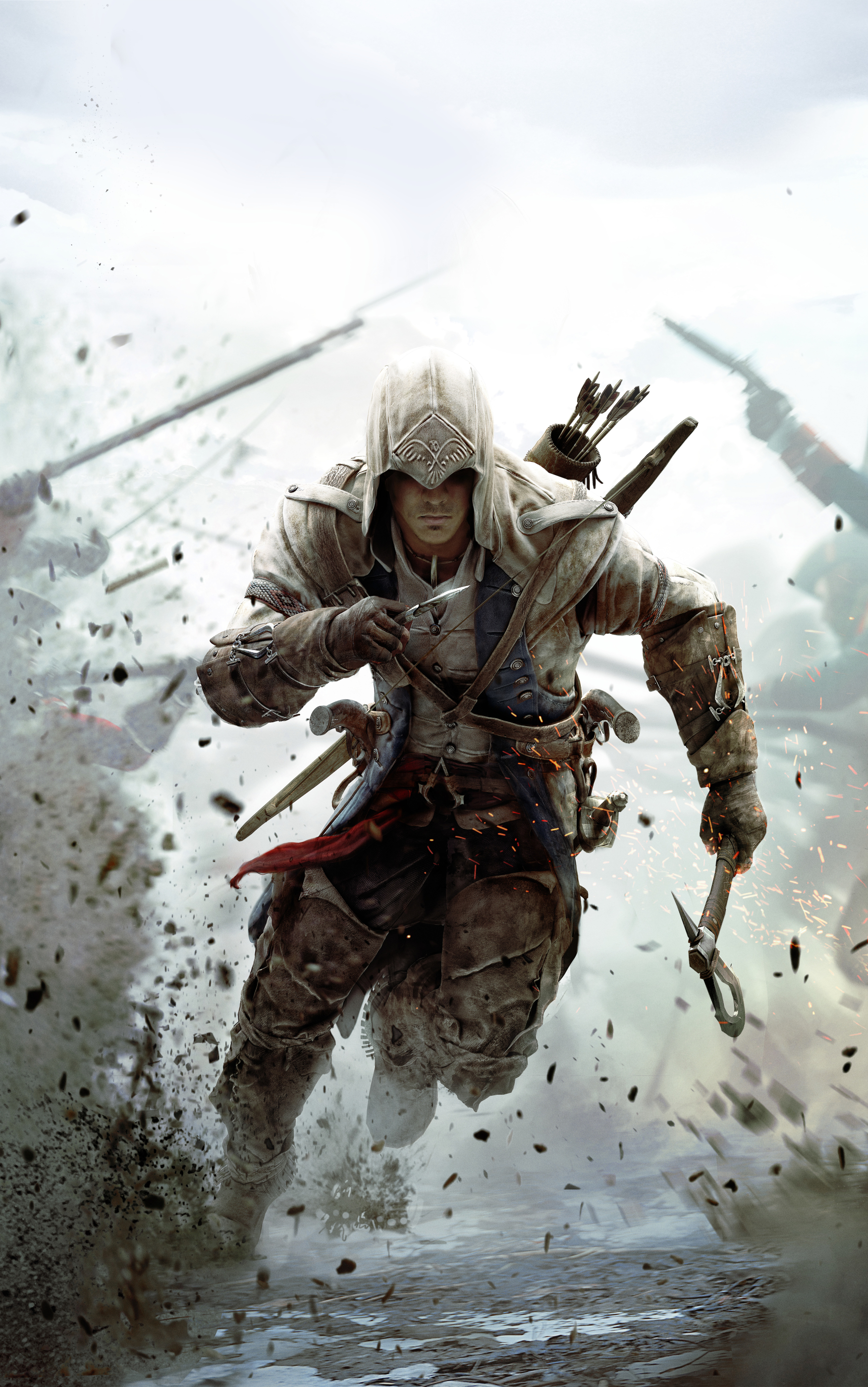 Laden Sie das Computerspiele, Assassin's Creed, Connor (Assassin's Creed), Assassin's Creed Iii-Bild kostenlos auf Ihren PC-Desktop herunter