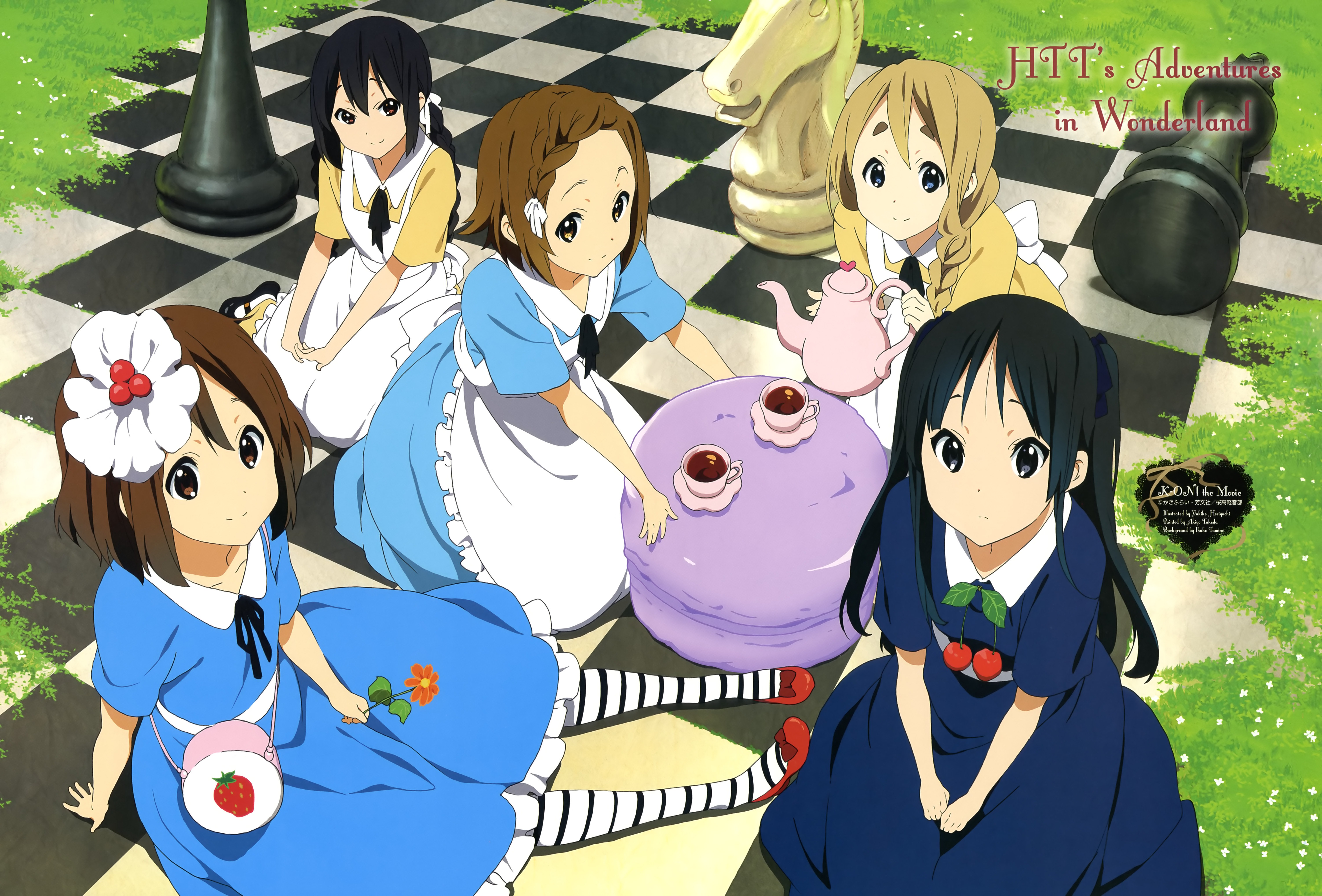 Laden Sie das Animes, Mio Akiyama, K On!, Azusa Nakano, Ritsu Tainaka, Tsumugi Kotobuki, Yui Hirasawa-Bild kostenlos auf Ihren PC-Desktop herunter