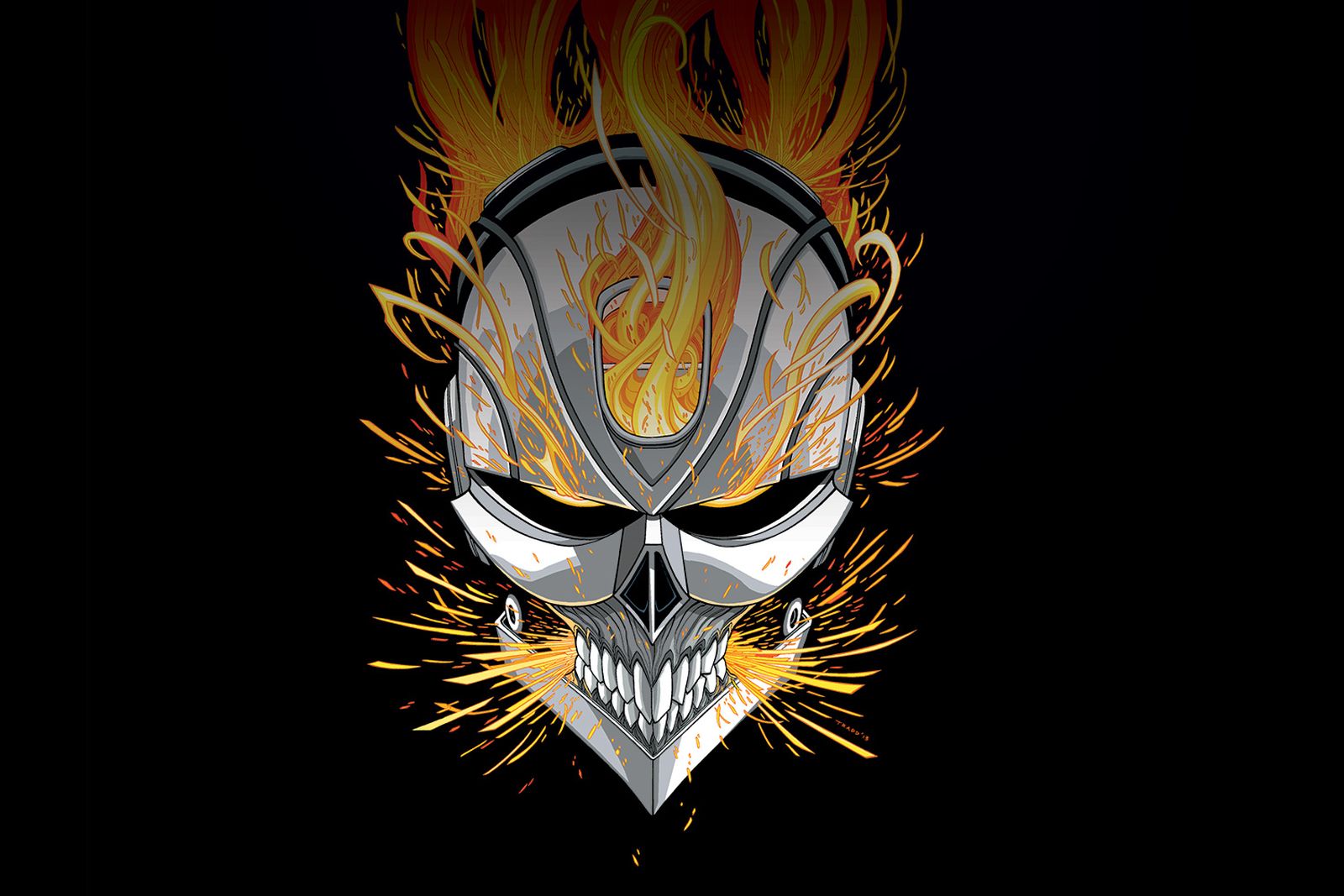 Laden Sie Völlig Neuer Ghost Rider HD-Desktop-Hintergründe herunter