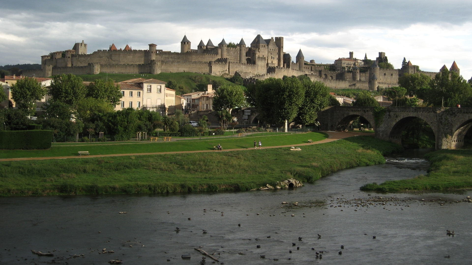 Téléchargez gratuitement l'image Construction Humaine, Carcassonne, Châteaux sur le bureau de votre PC