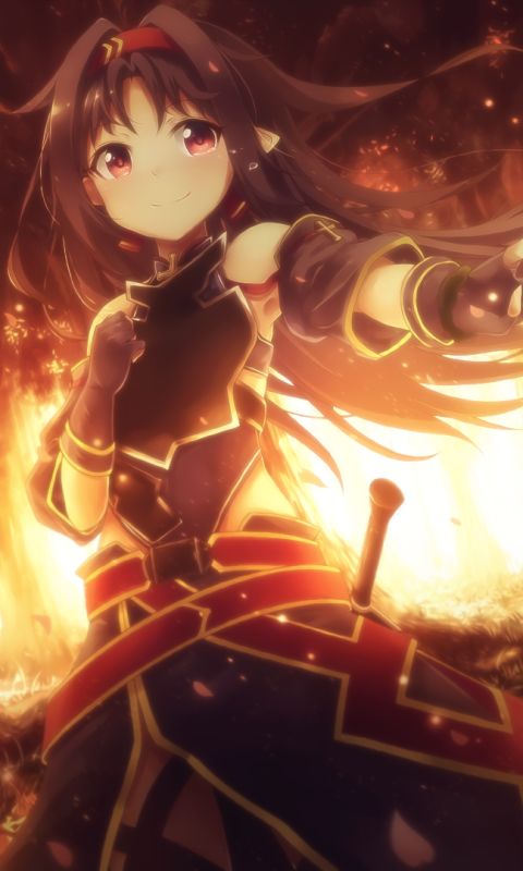 Download mobile wallpaper Anime, Sword Art Online, Sword Art Online Ii, Yuuki Konno for free.