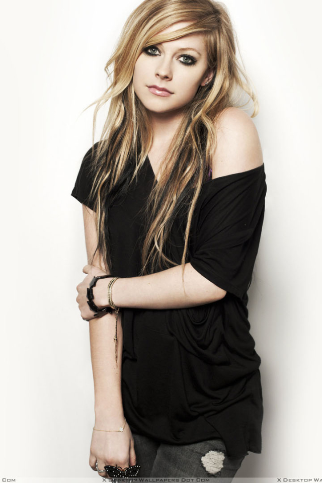 Handy-Wallpaper Musik, Avril Lavigne, Blond, Blondinen kostenlos herunterladen.