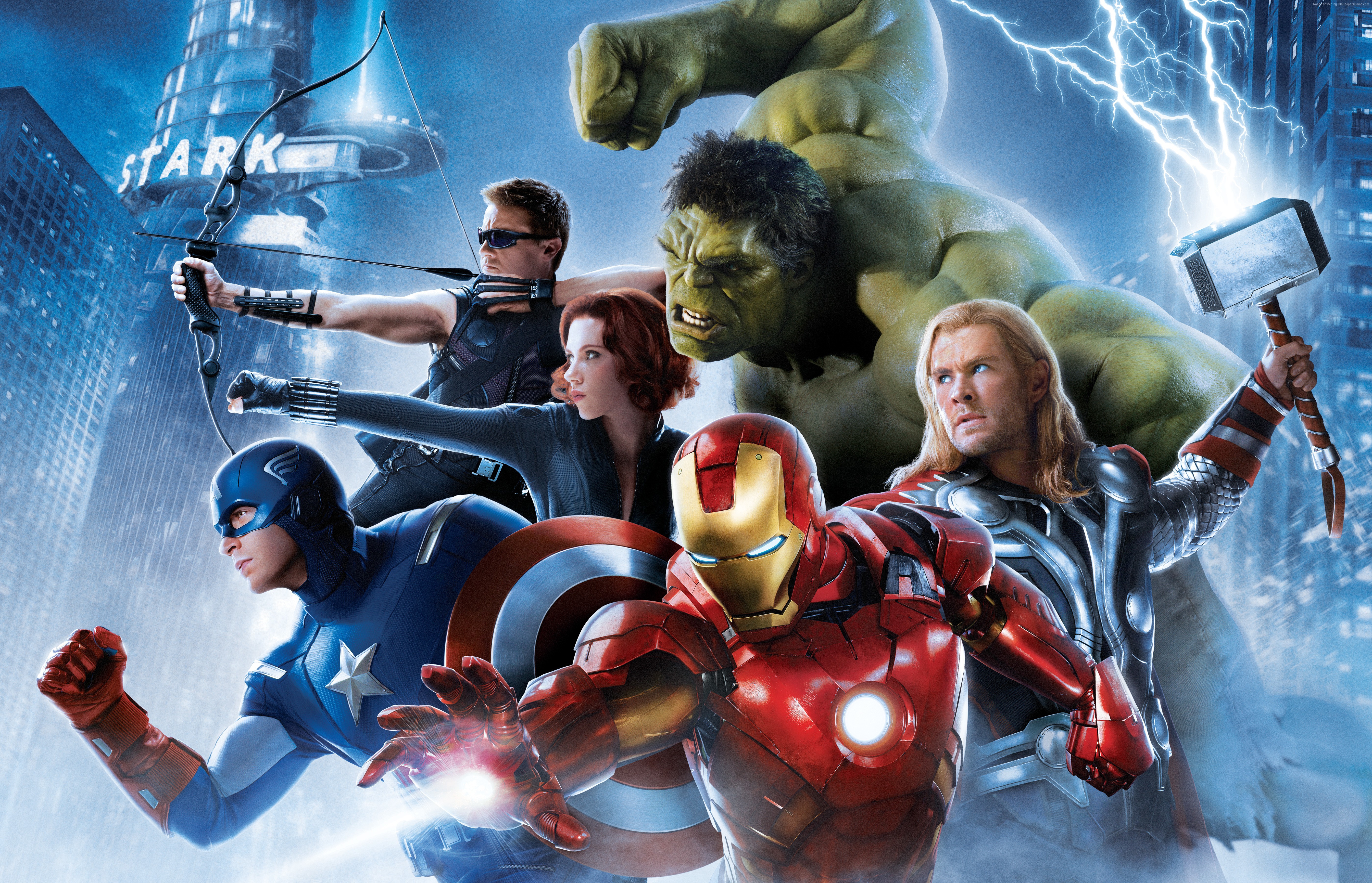 Download mobile wallpaper Hulk, Iron Man, Captain America, Movie, Thor, Black Widow, Hawkeye, The Avengers, Avengers: Age Of Ultron for free.