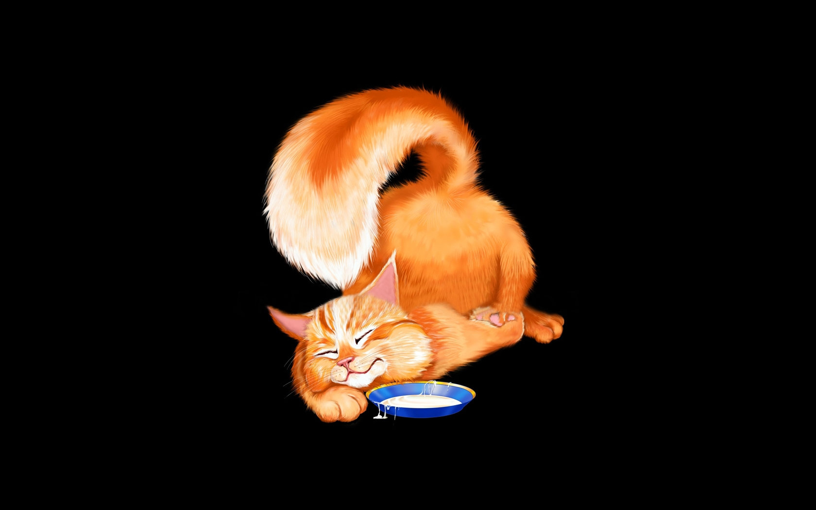 Download mobile wallpaper Cartoon, Cat, Cats, Animal for free.