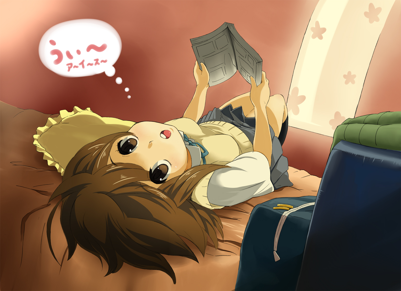 Laden Sie das Animes, K On!, Yui Hirasawa-Bild kostenlos auf Ihren PC-Desktop herunter