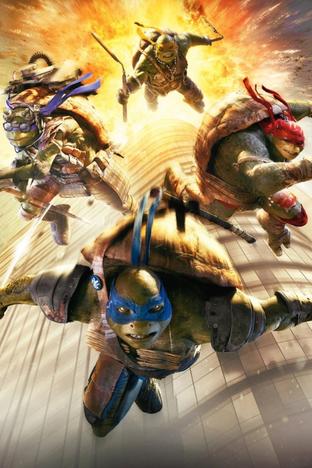 Descarga gratuita de fondo de pantalla para móvil de Tortugas Ninjas Mutantes Adolescentes, Películas, Las Tortugas Ninja, Ninja Turtles (2014).