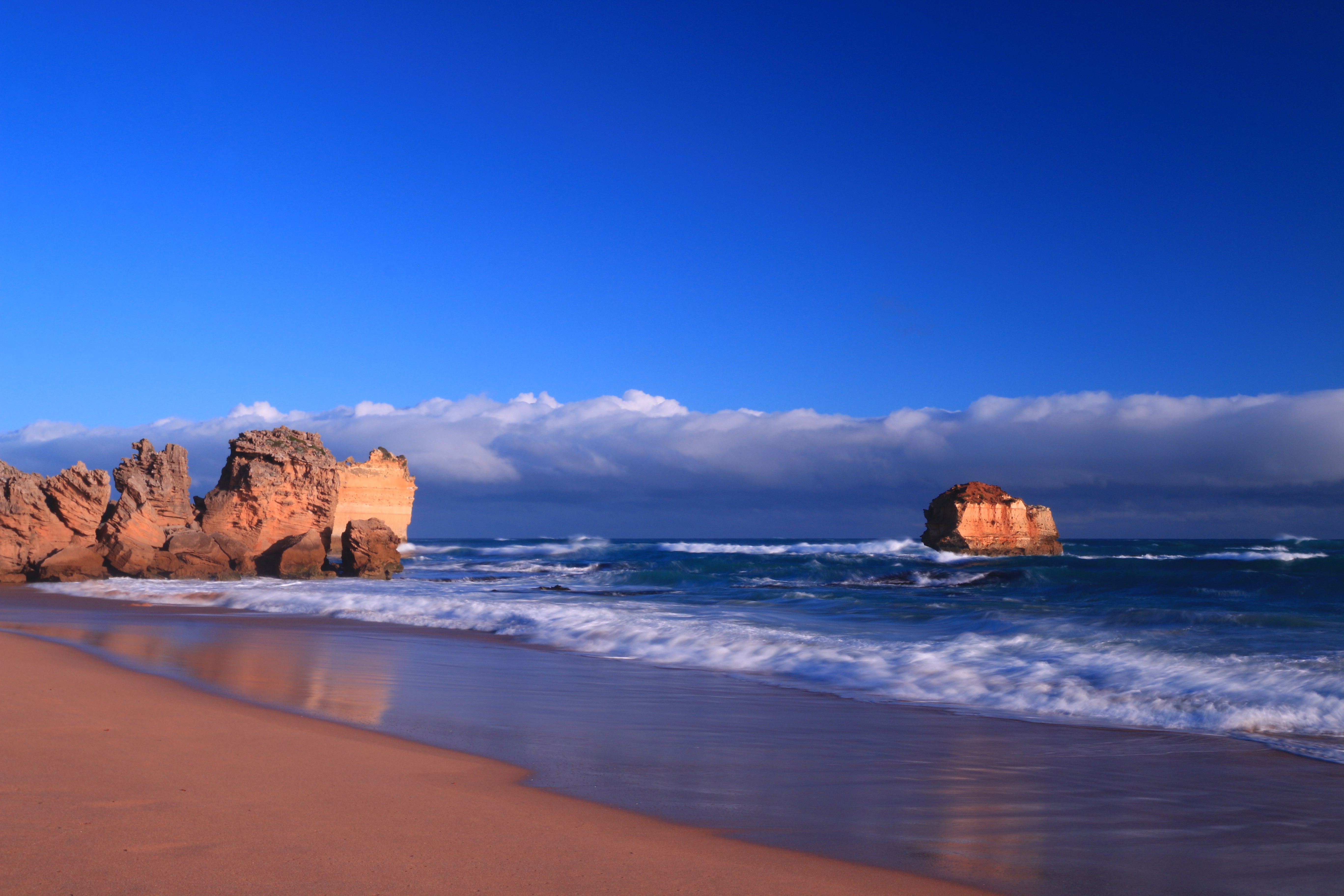 Free download wallpaper Nature, Sky, Beach, Horizon, Coast, Ocean, Earth, Cloud on your PC desktop