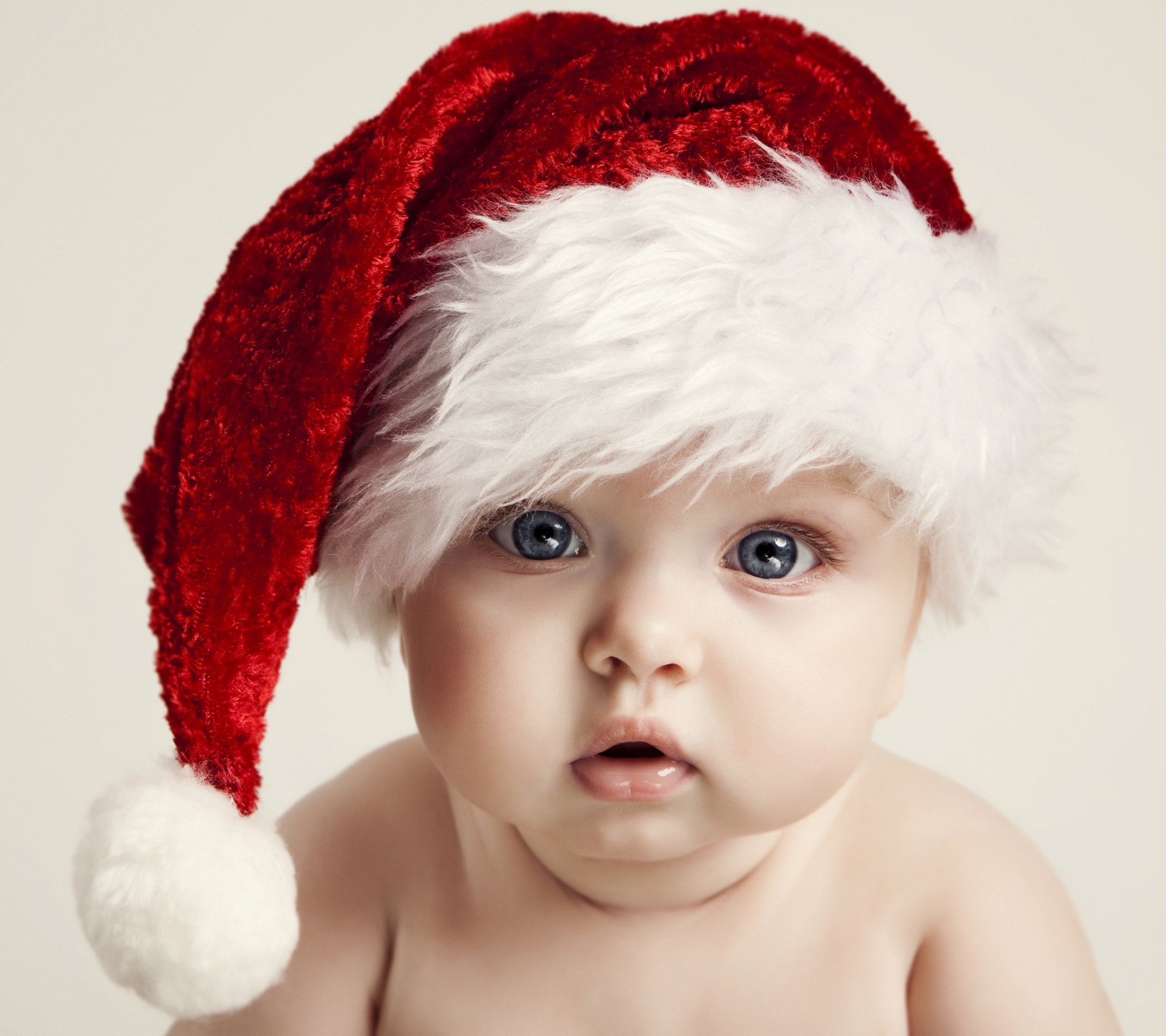 Download mobile wallpaper Christmas, Cute, Photography, Baby for free.