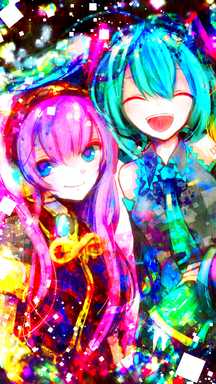 Handy-Wallpaper Vocaloid, Hatsune Miku, Animes, Lukas Megurin, Rin Kagamine, Gumi (Vocaloid) kostenlos herunterladen.