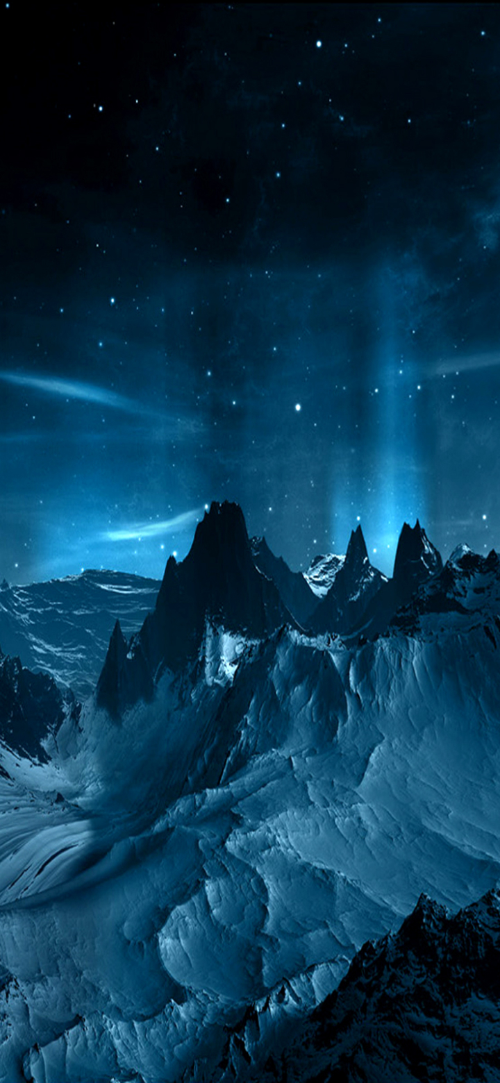 Download mobile wallpaper Landscape, Mountain, Sci Fi for free.