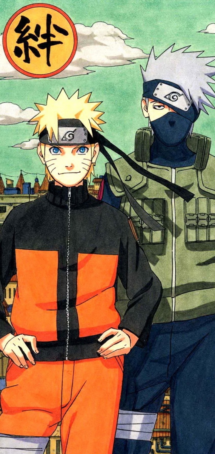 Download mobile wallpaper Anime, Naruto, Naruto Uzumaki, Kakashi Hatake for free.