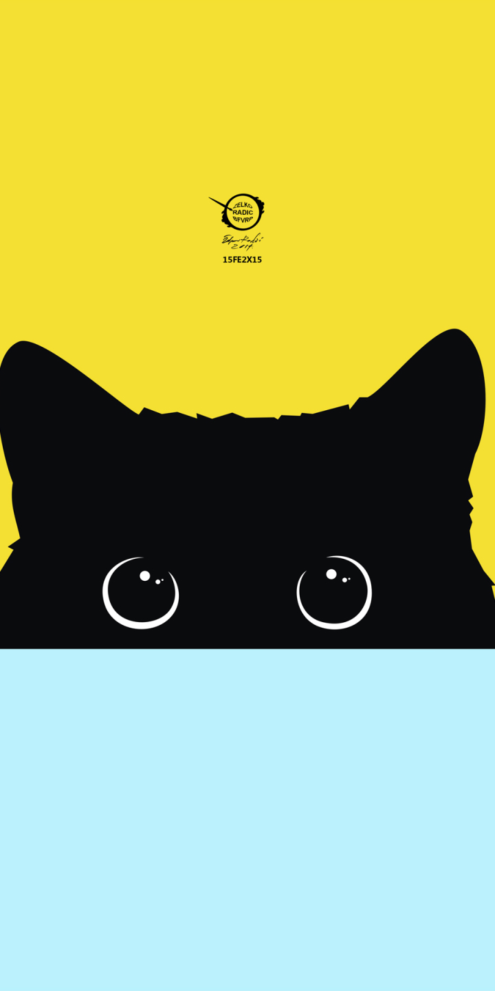 Download mobile wallpaper Cats, Vector, Cat, Animal, Simple, Minimalist for free.