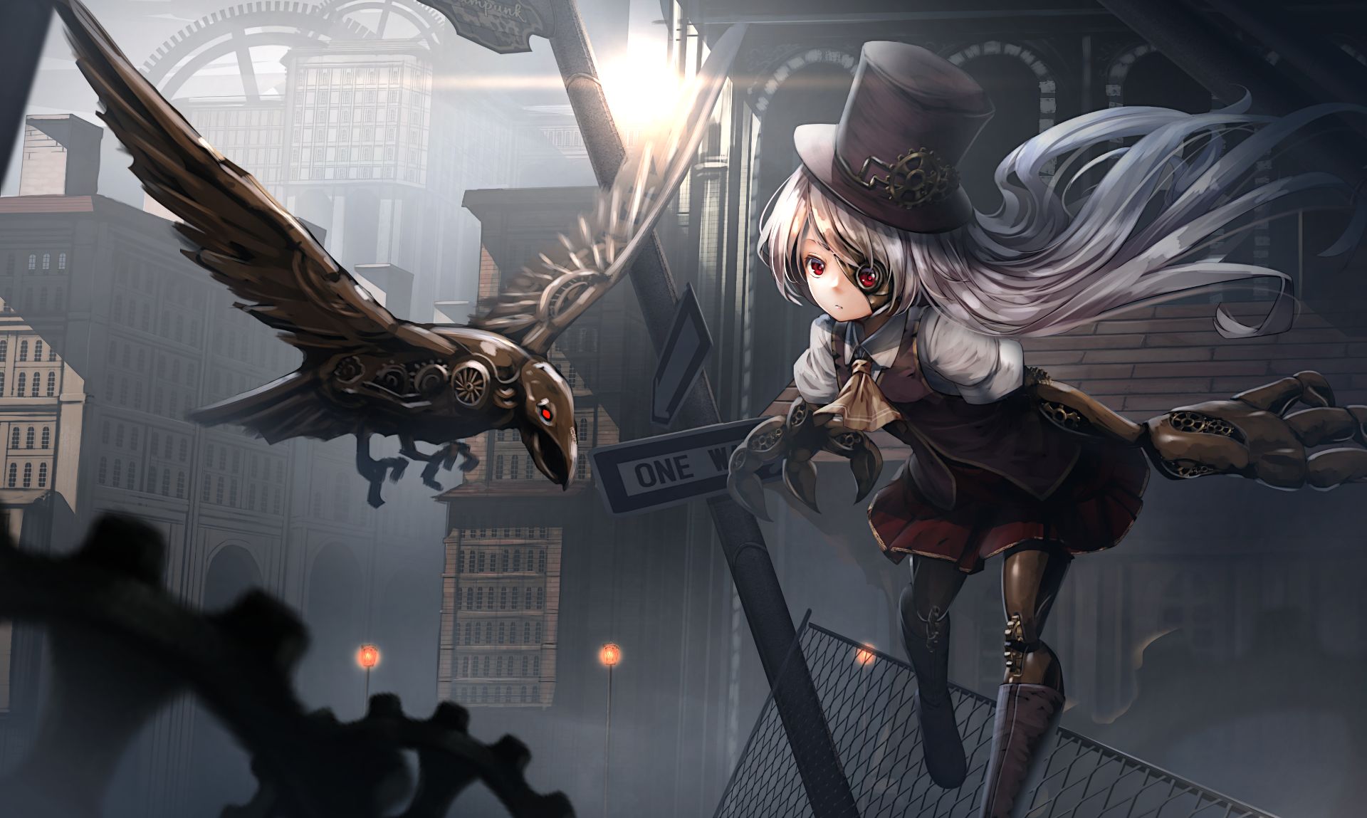 Download mobile wallpaper Anime, Steampunk, Original for free.