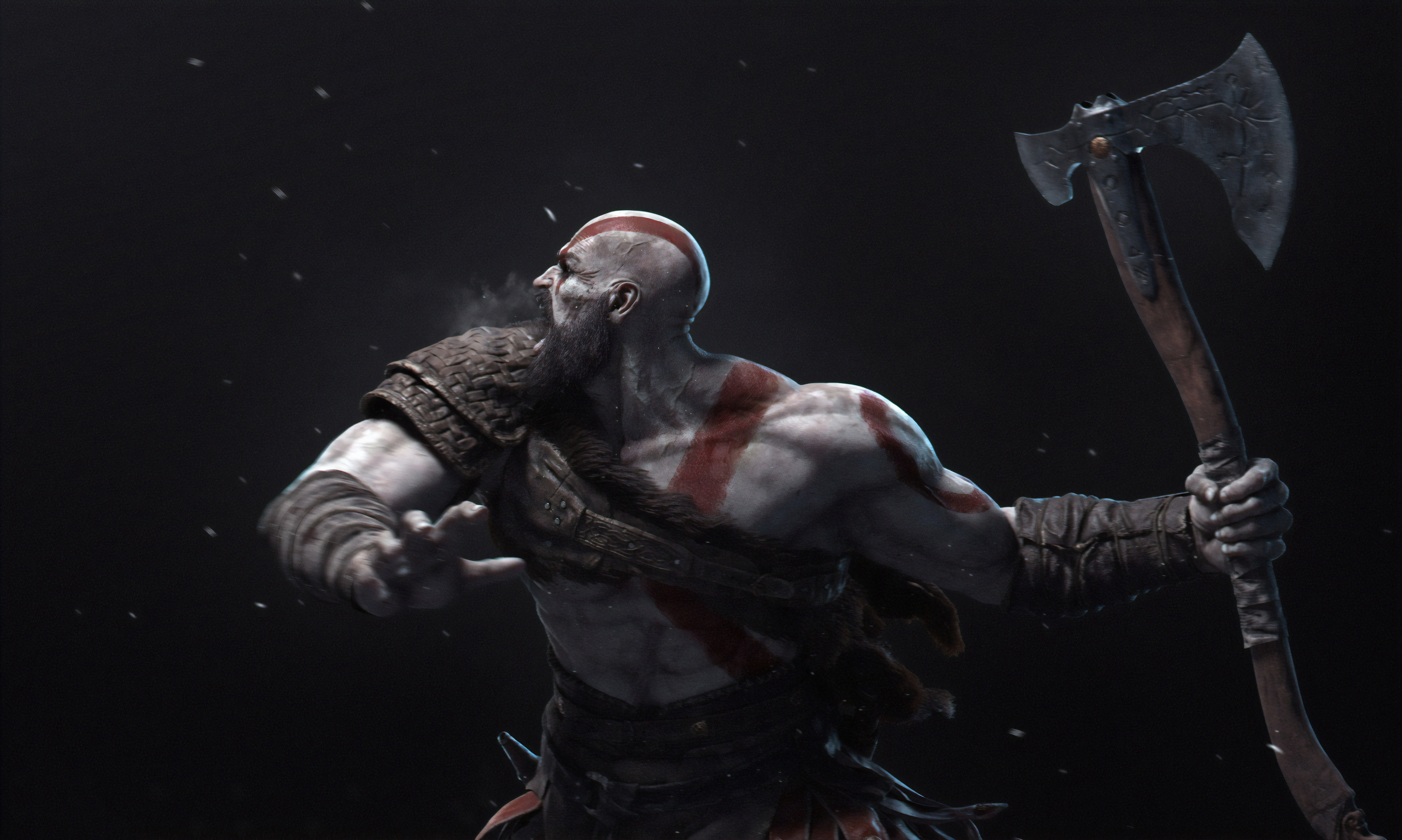 Cool Wallpapers kratos (god of war), god of war, video game, axe, warrior