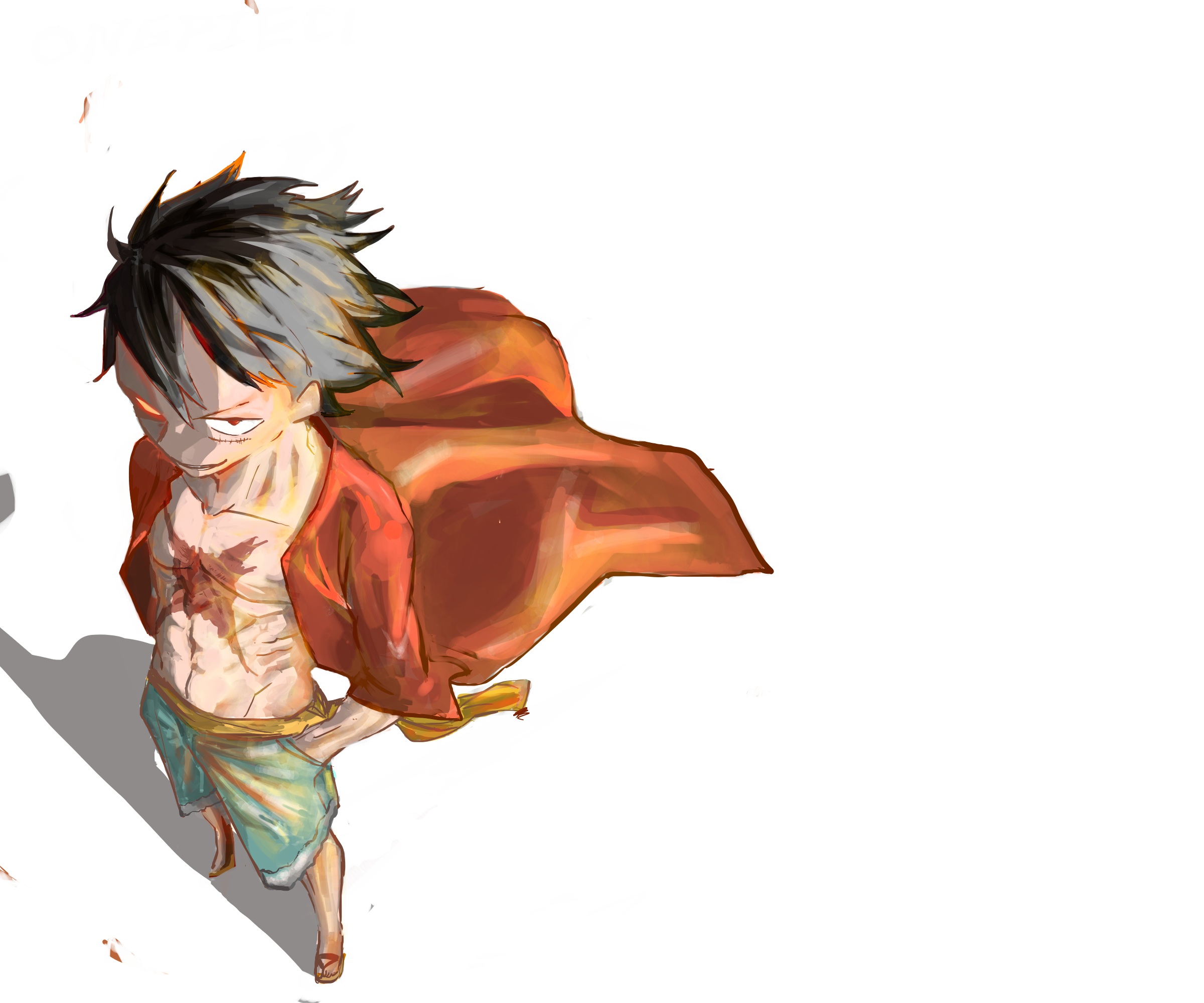 Handy-Wallpaper Animes, One Piece, Affe D Luffy kostenlos herunterladen.