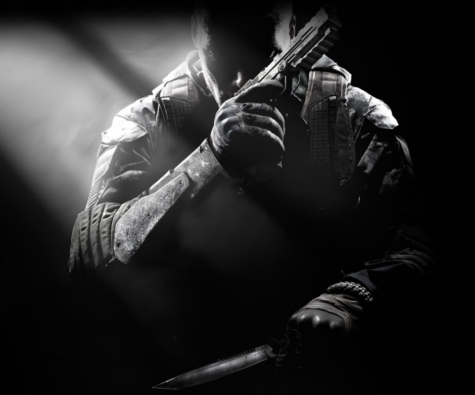 Download mobile wallpaper Warrior, Soldier, Call Of Duty, Video Game, Gun, Call Of Duty: Black Ops Ii for free.