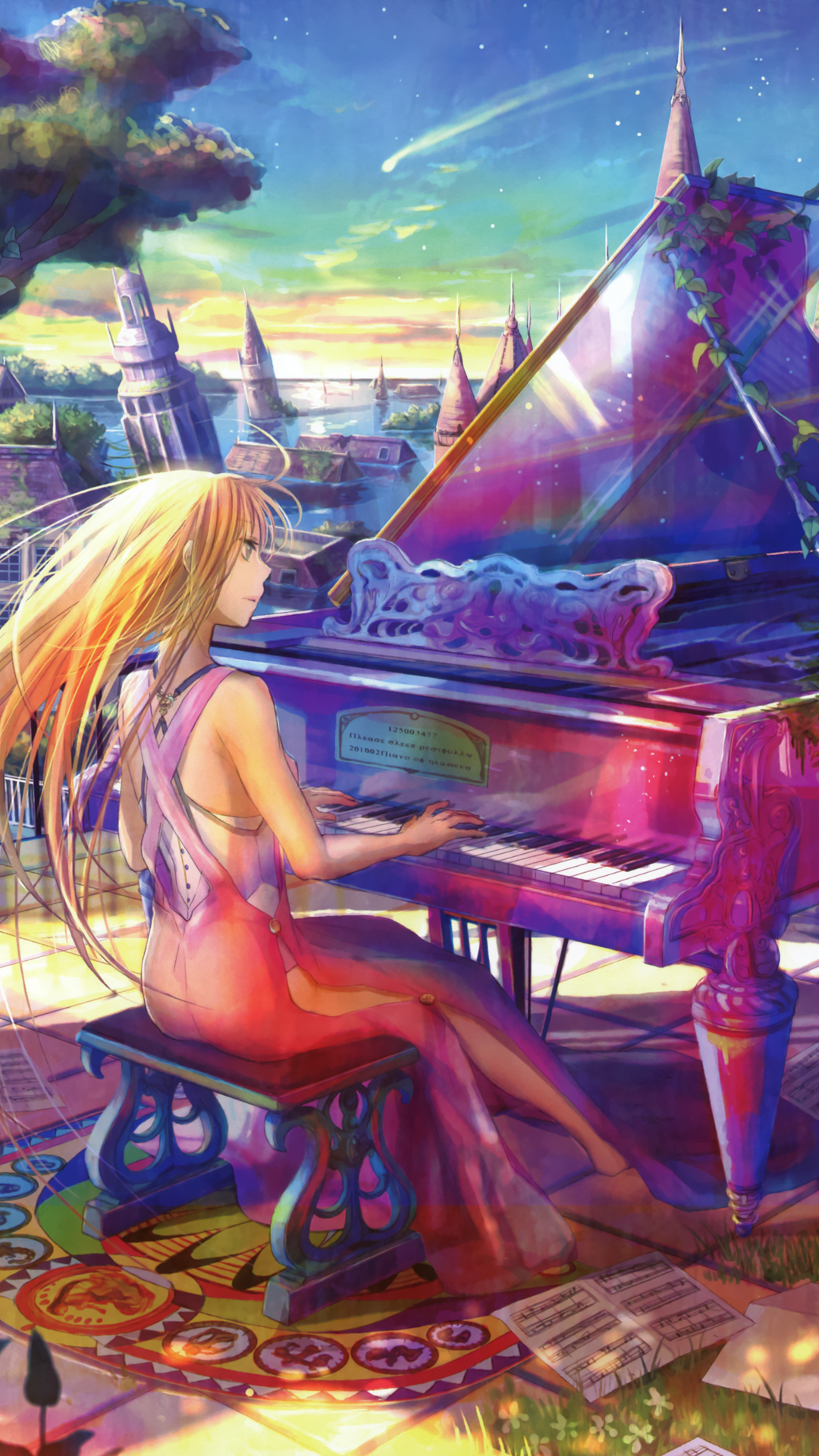 Download mobile wallpaper Music, Anime for free.