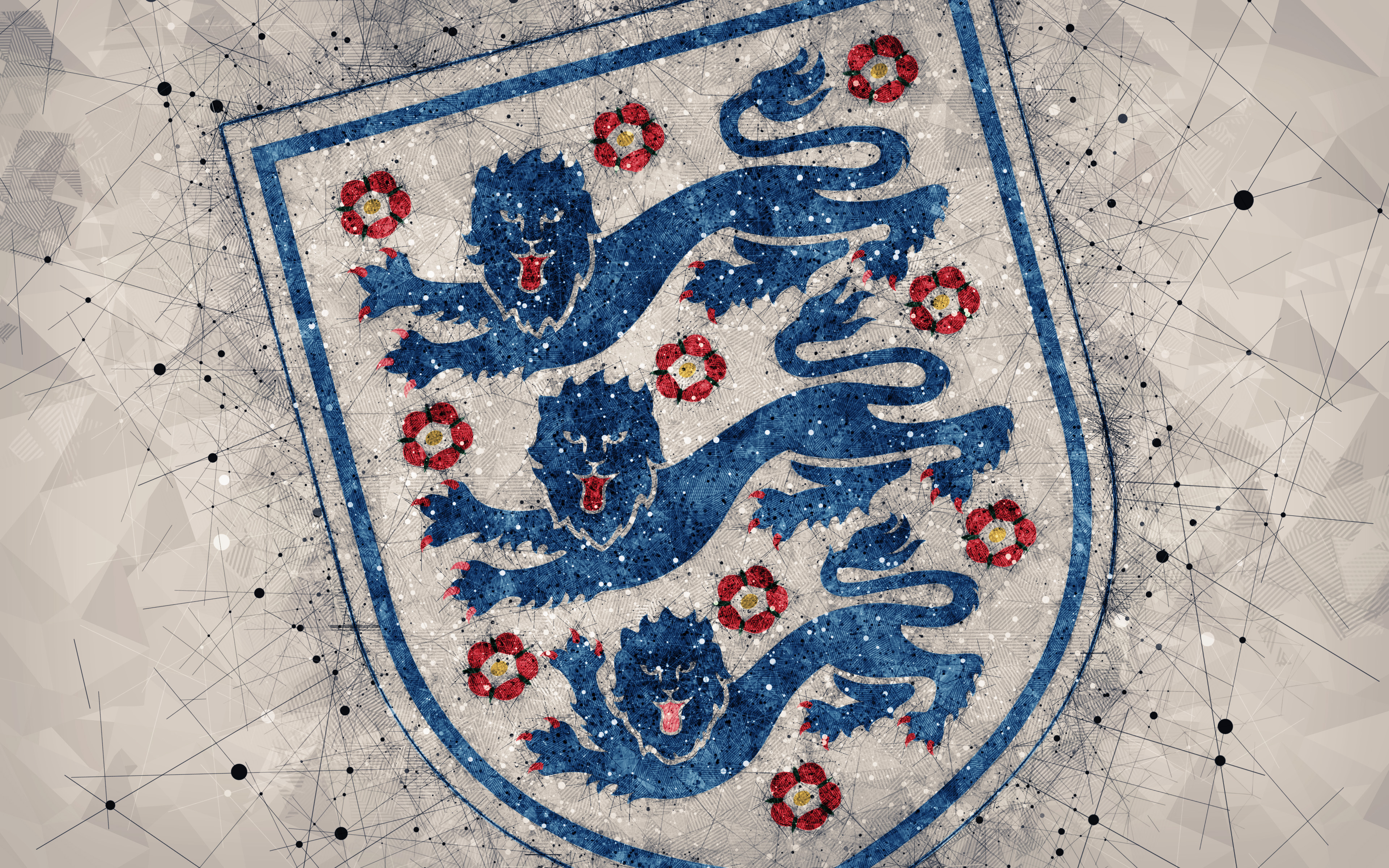 451419画像をダウンロードスポーツ, サッカーイングランド代表, 象徴, イングランド, ロゴ, サッカー-壁紙とスクリーンセーバーを無料で