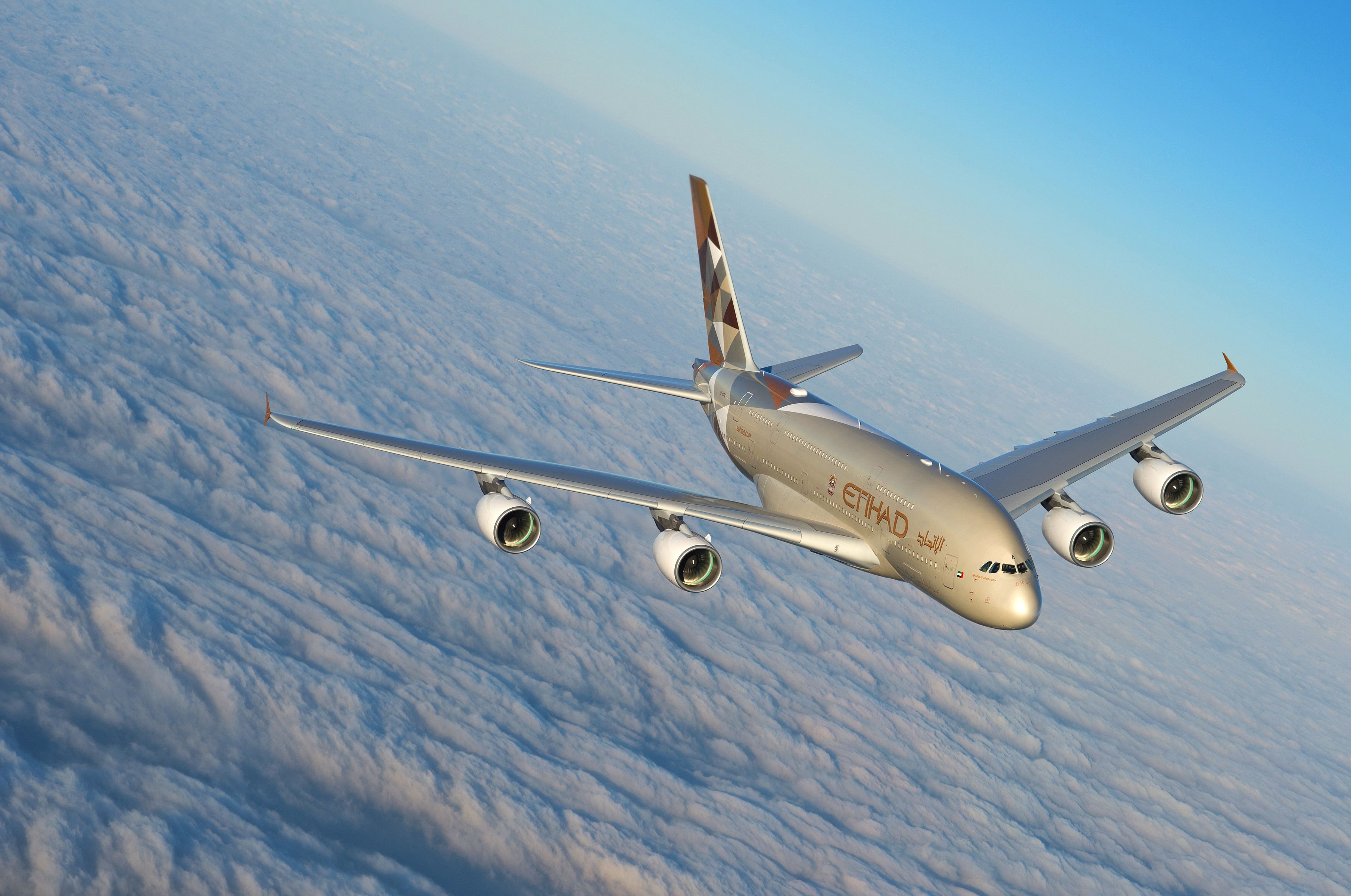 Популярні заставки і фони Etihad Airways на комп'ютер