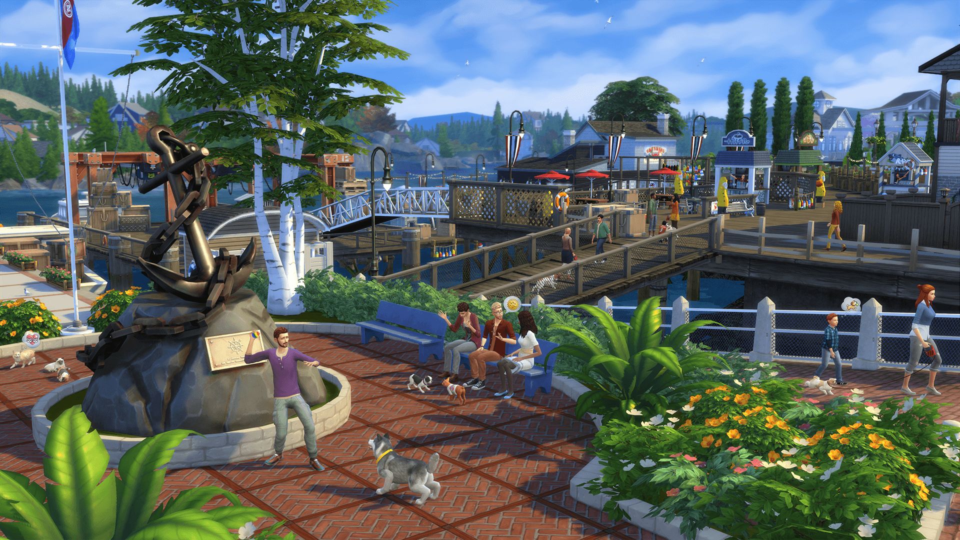 Популярні заставки і фони The Sims на комп'ютер