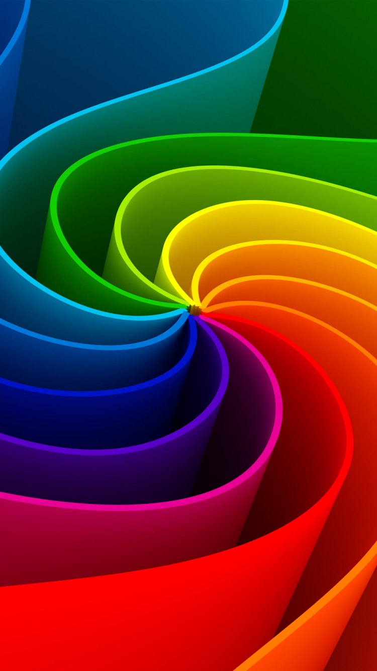 Download mobile wallpaper 3D, Colors, Colorful, Artistic for free.