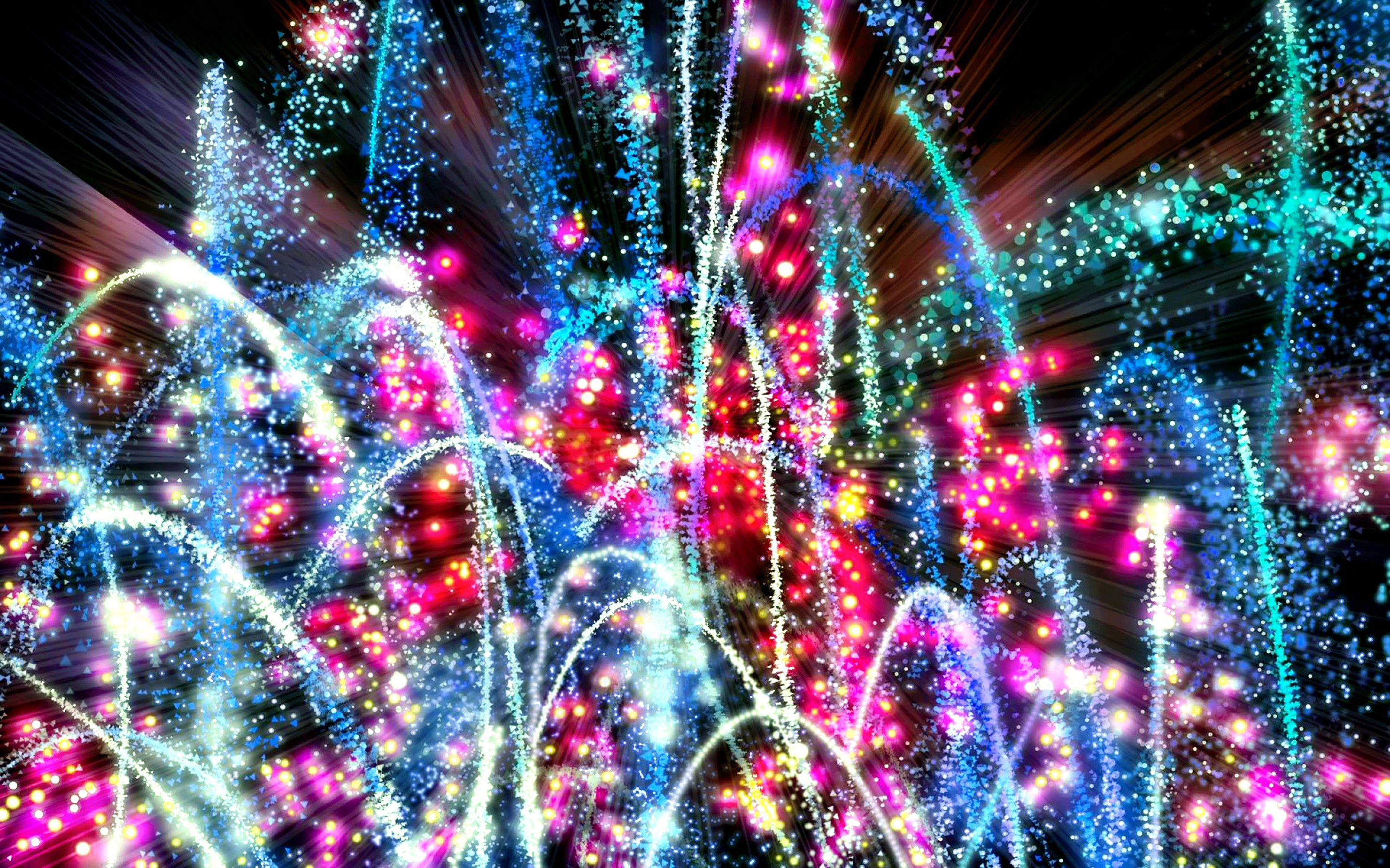 photography, fireworks, blue, new year, pink, sparkles